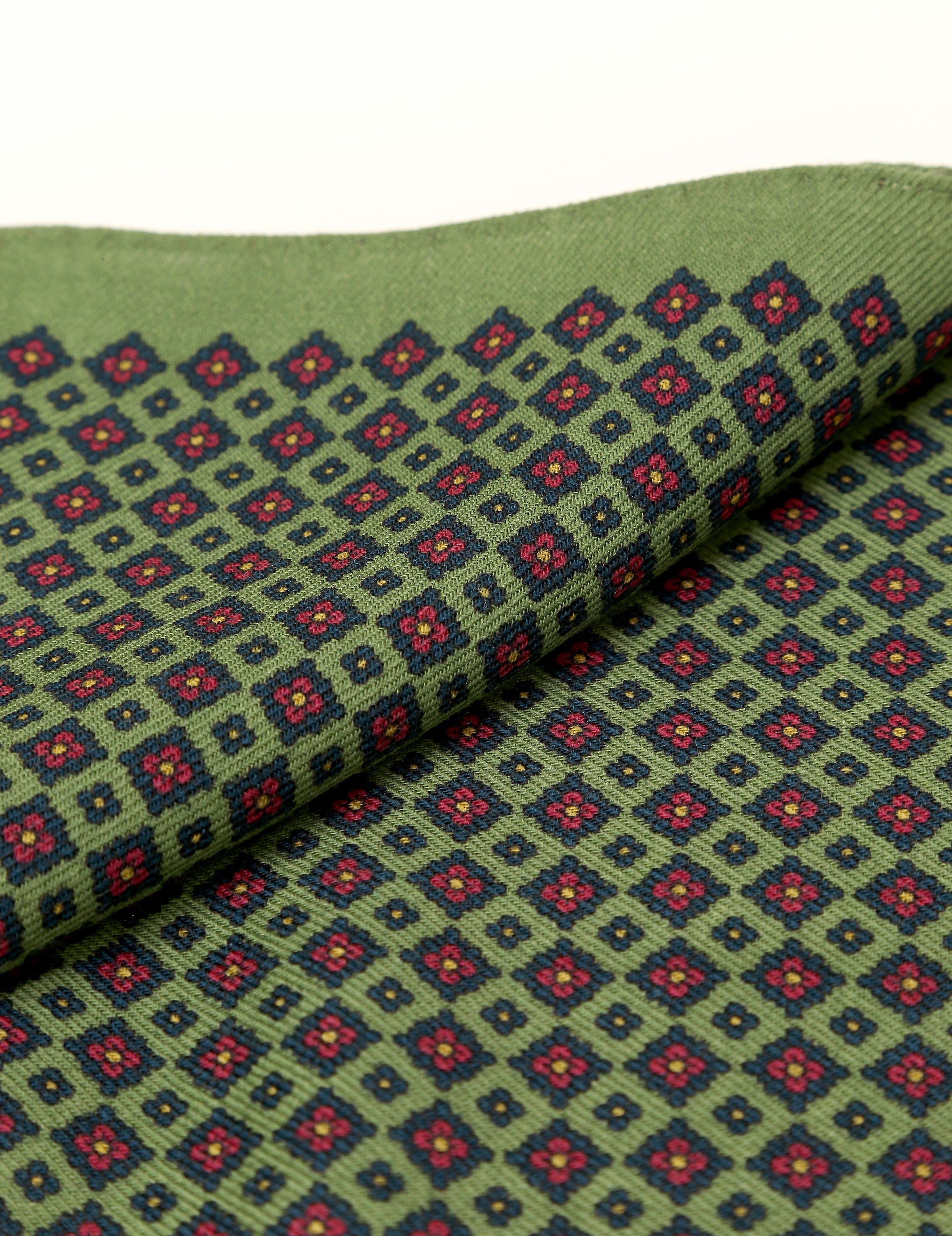 Pañuelo bolsillo lana clasico Verde
