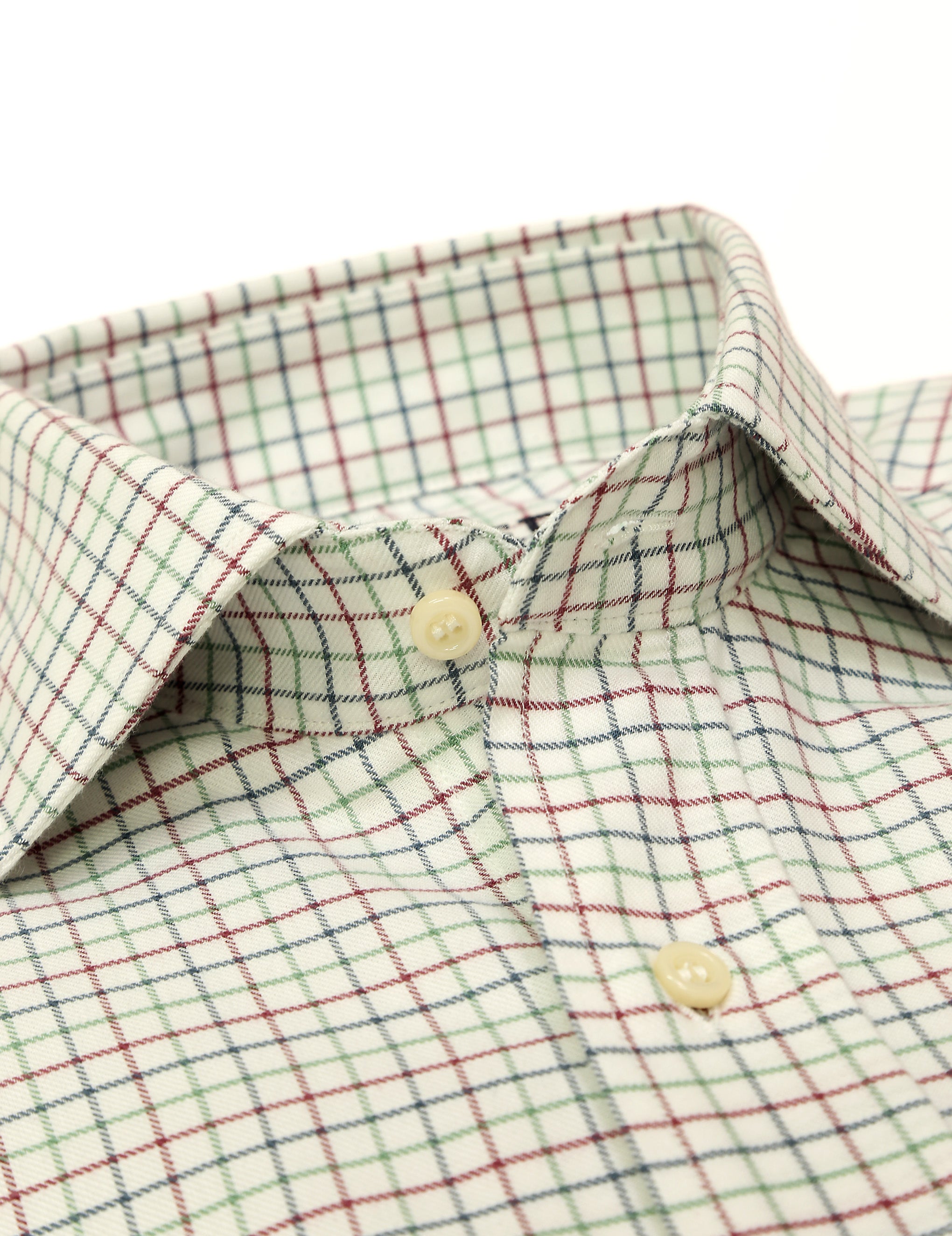 Camisa sport viela cuadro pequeño Burdeos/azul