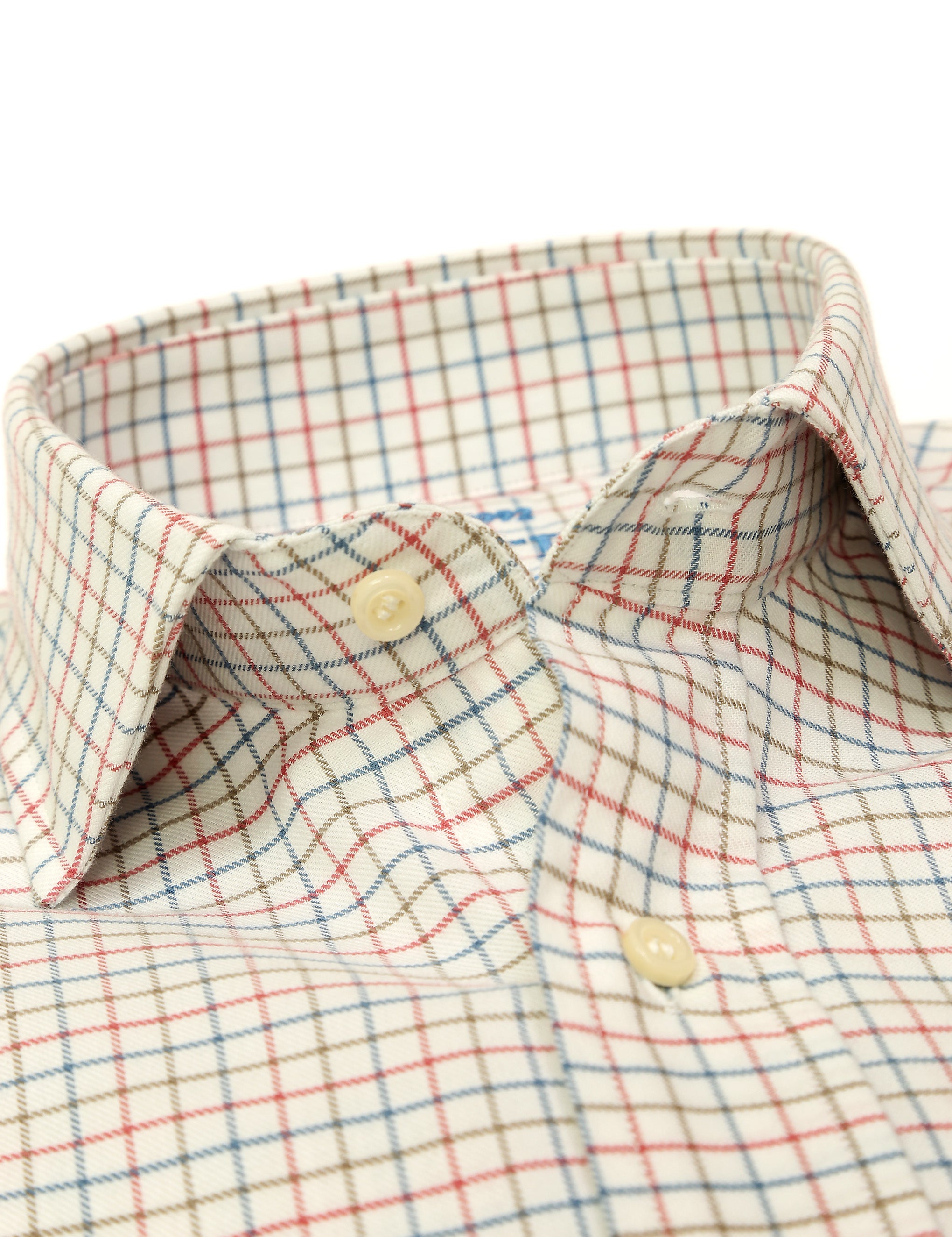 Camisa sport viela cuadro pequeño Rosa/azul