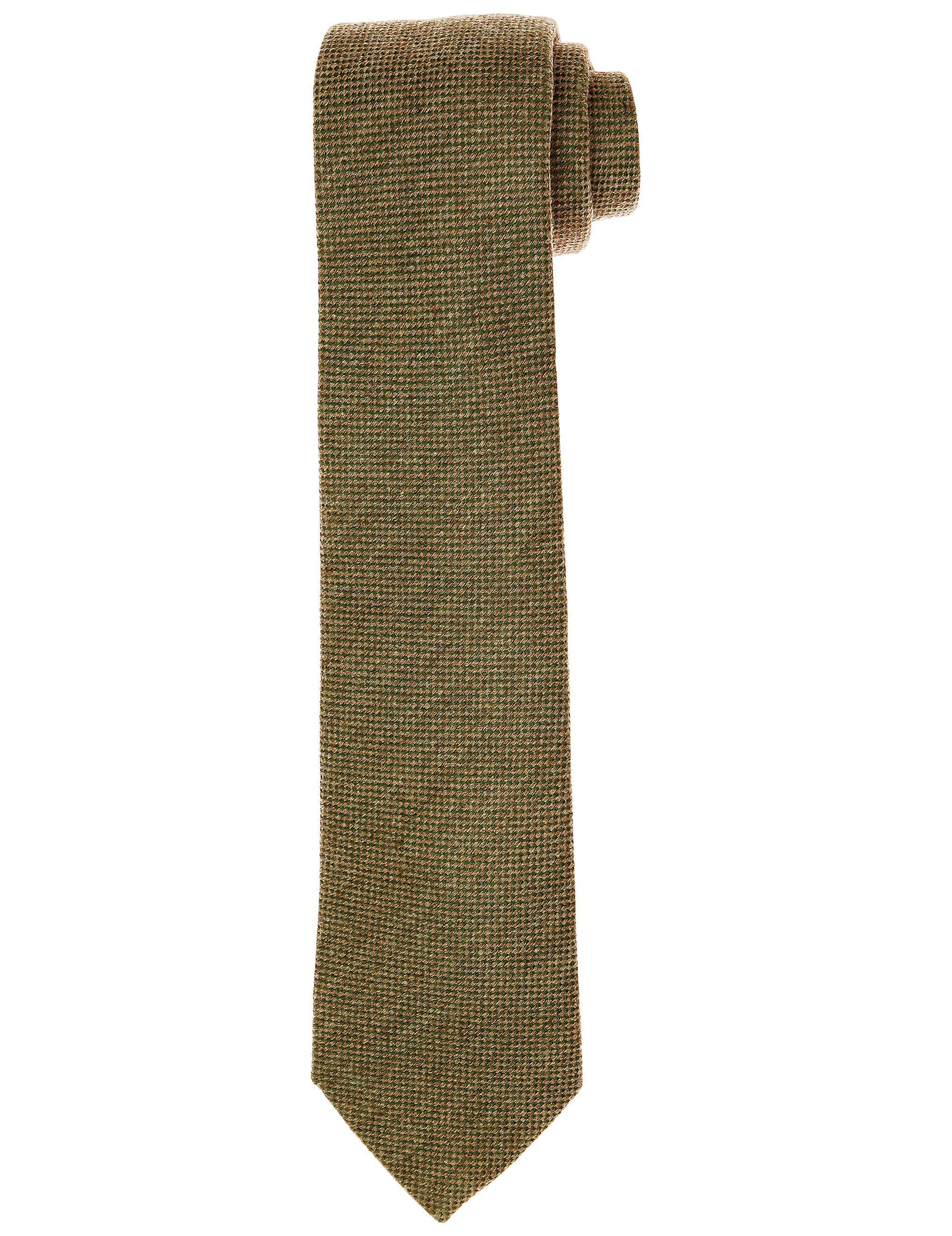 Corbata lana ojo de perdiz Verde claro