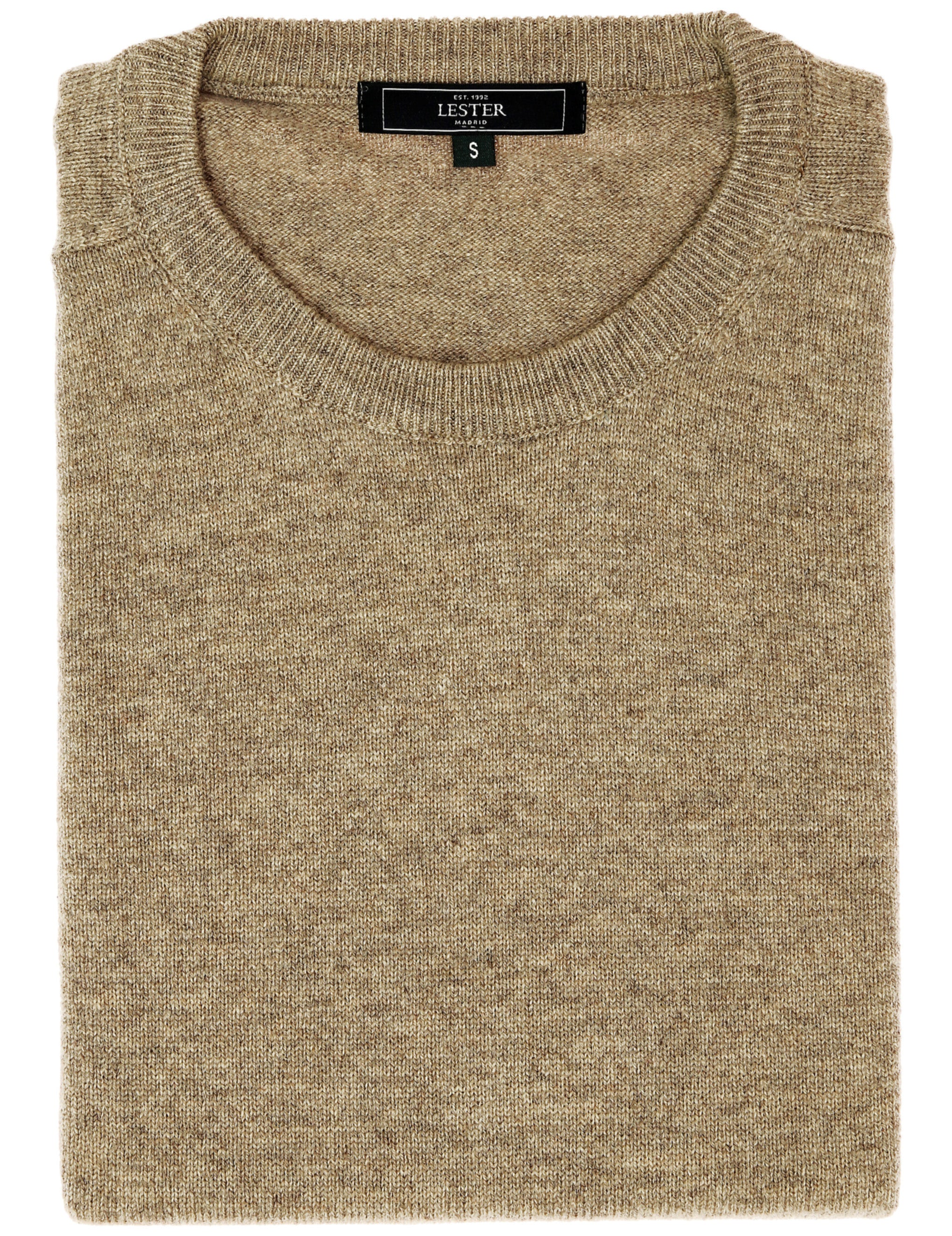 Jersey caja lana Beige
