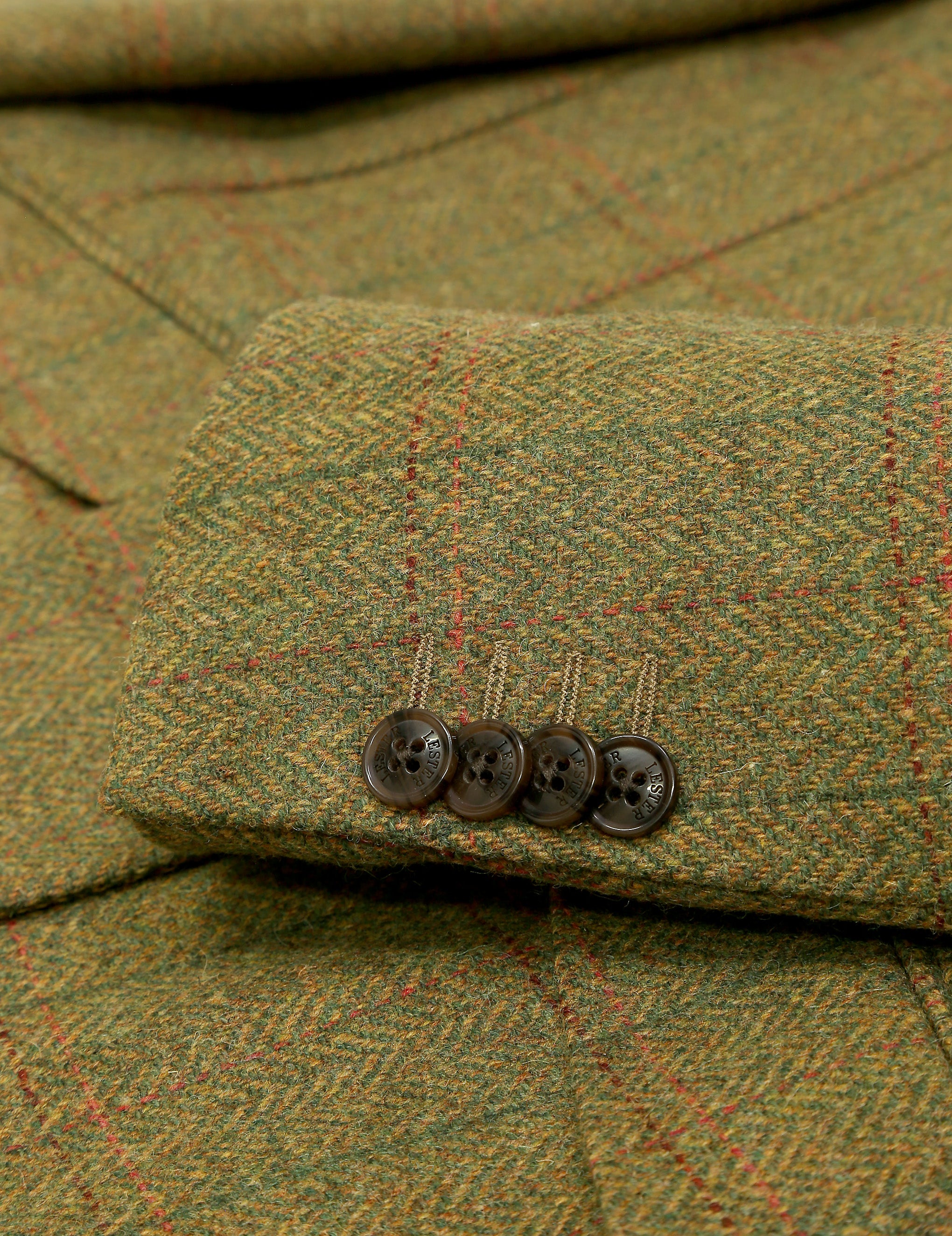 Chaqueta tweed bolton Verde