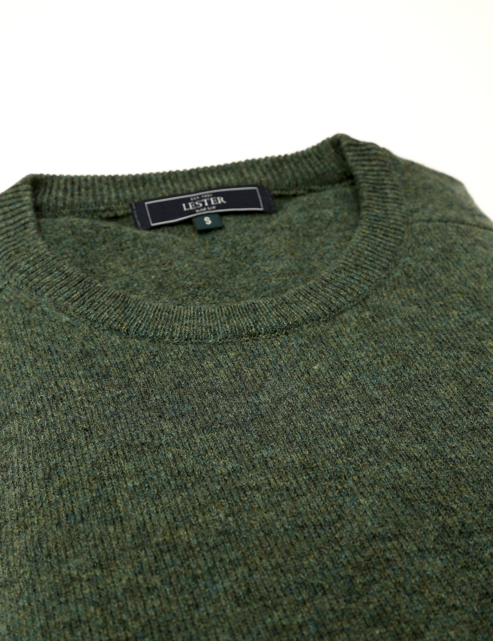 Jersey caja lana Verde oscuro