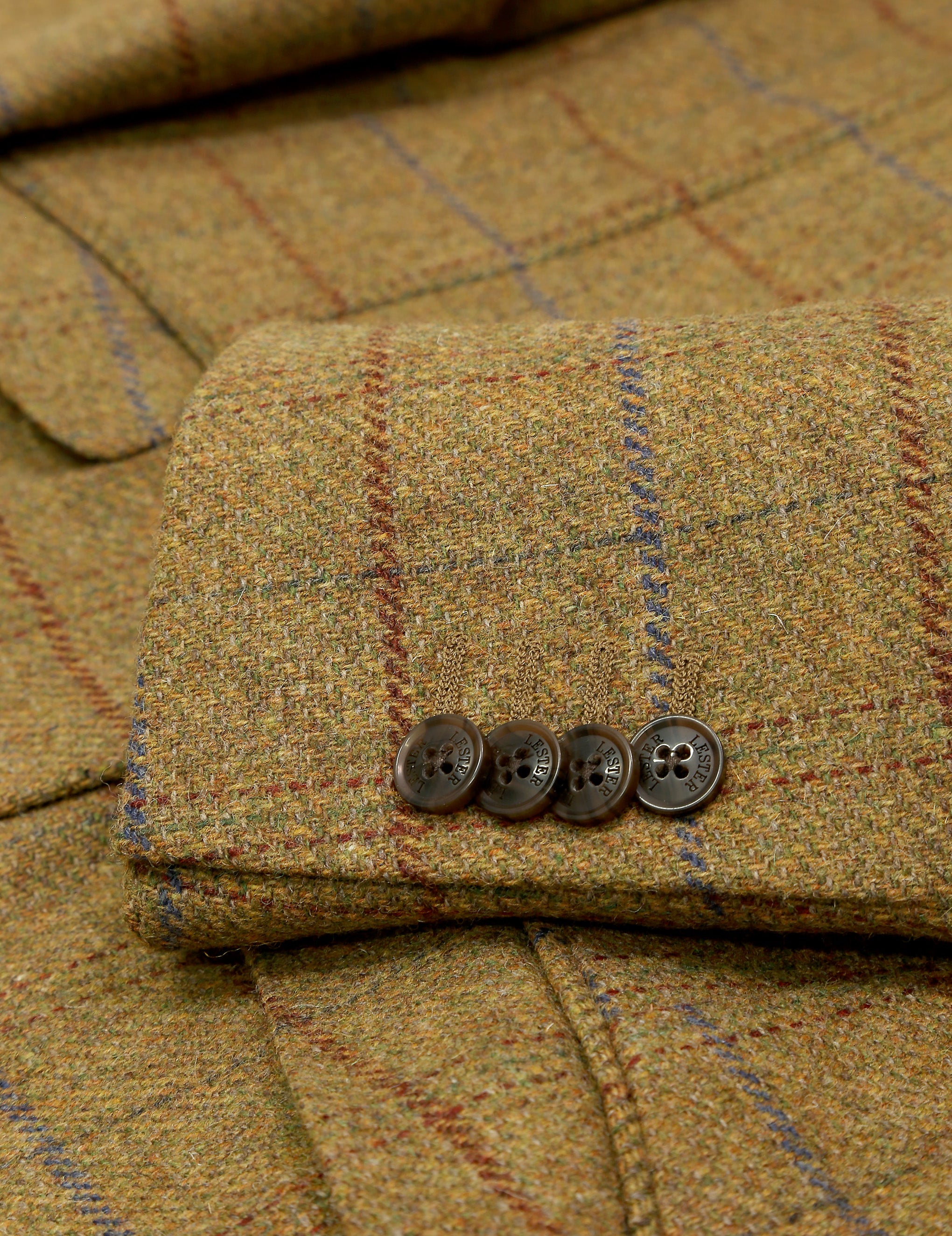 Chaqueta tweed norwich Marrón