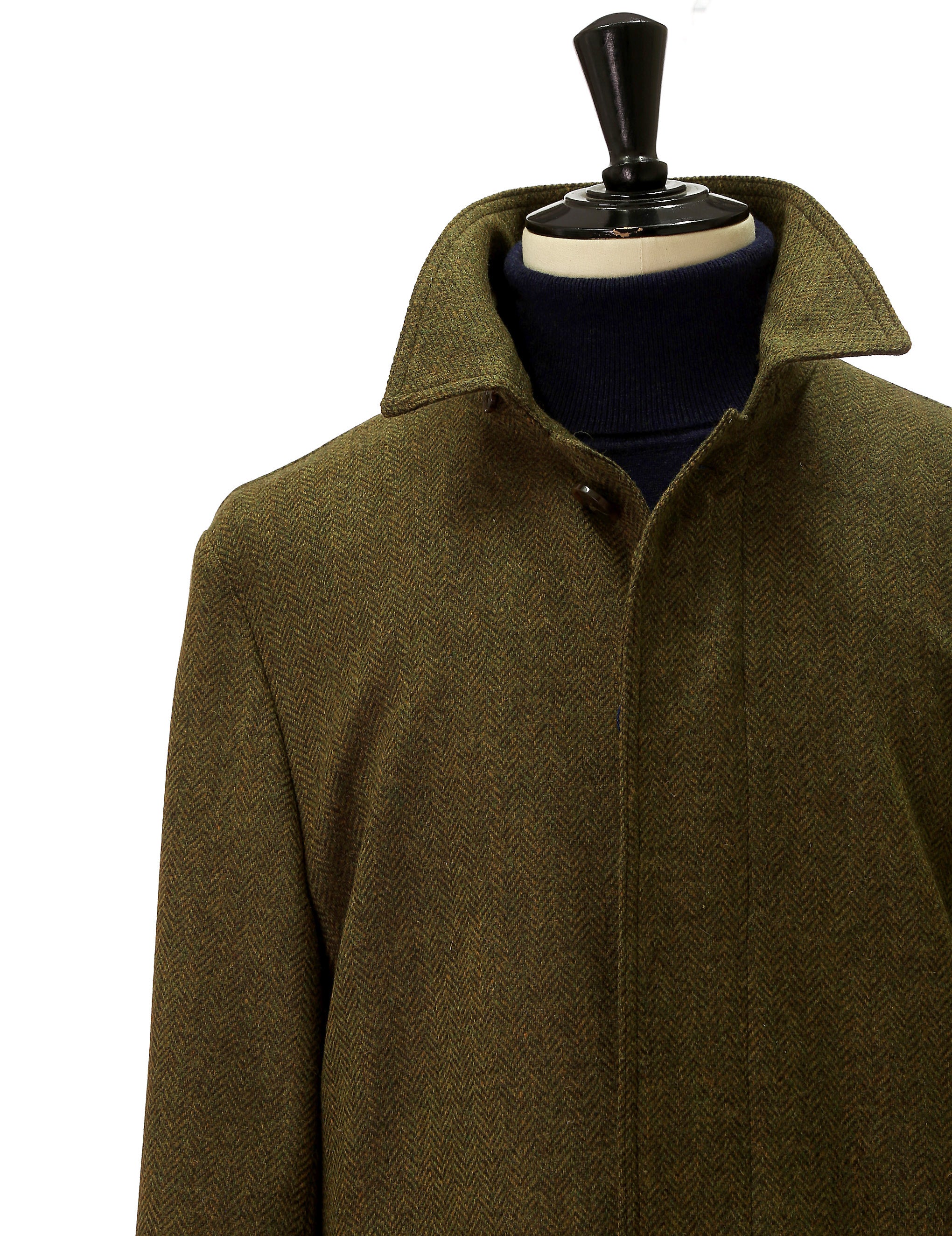 Abrigo tweed Verde
