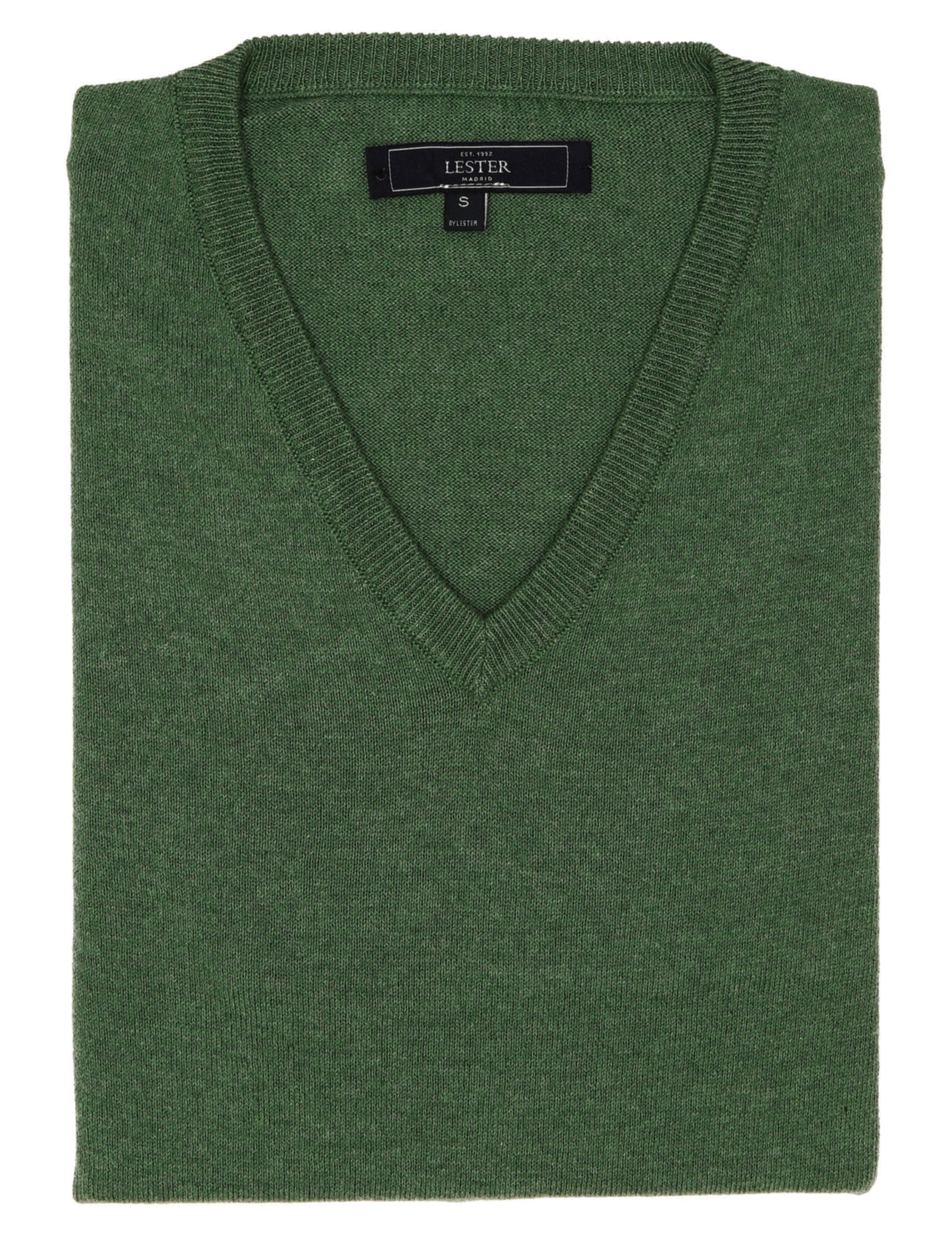 Jersey pico algodón Verde