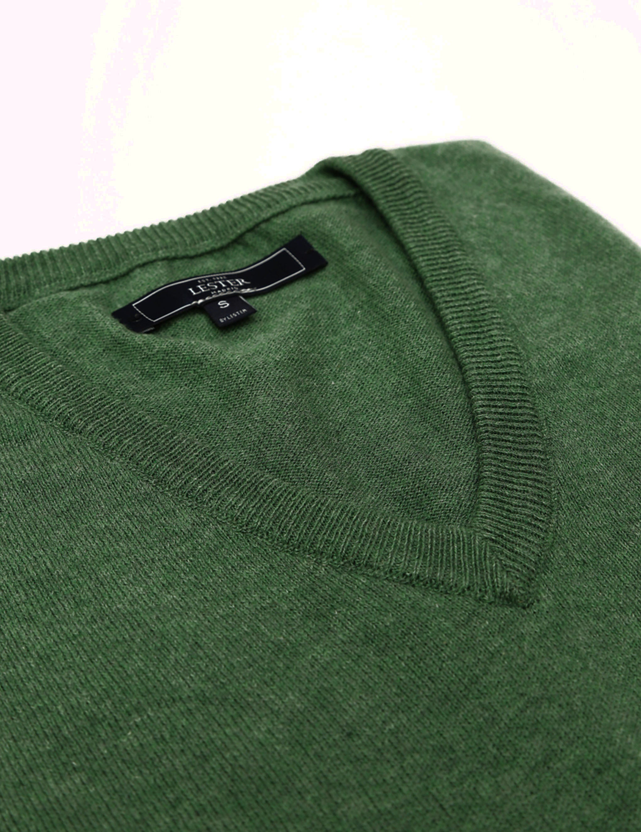 Jersey pico algodón Verde