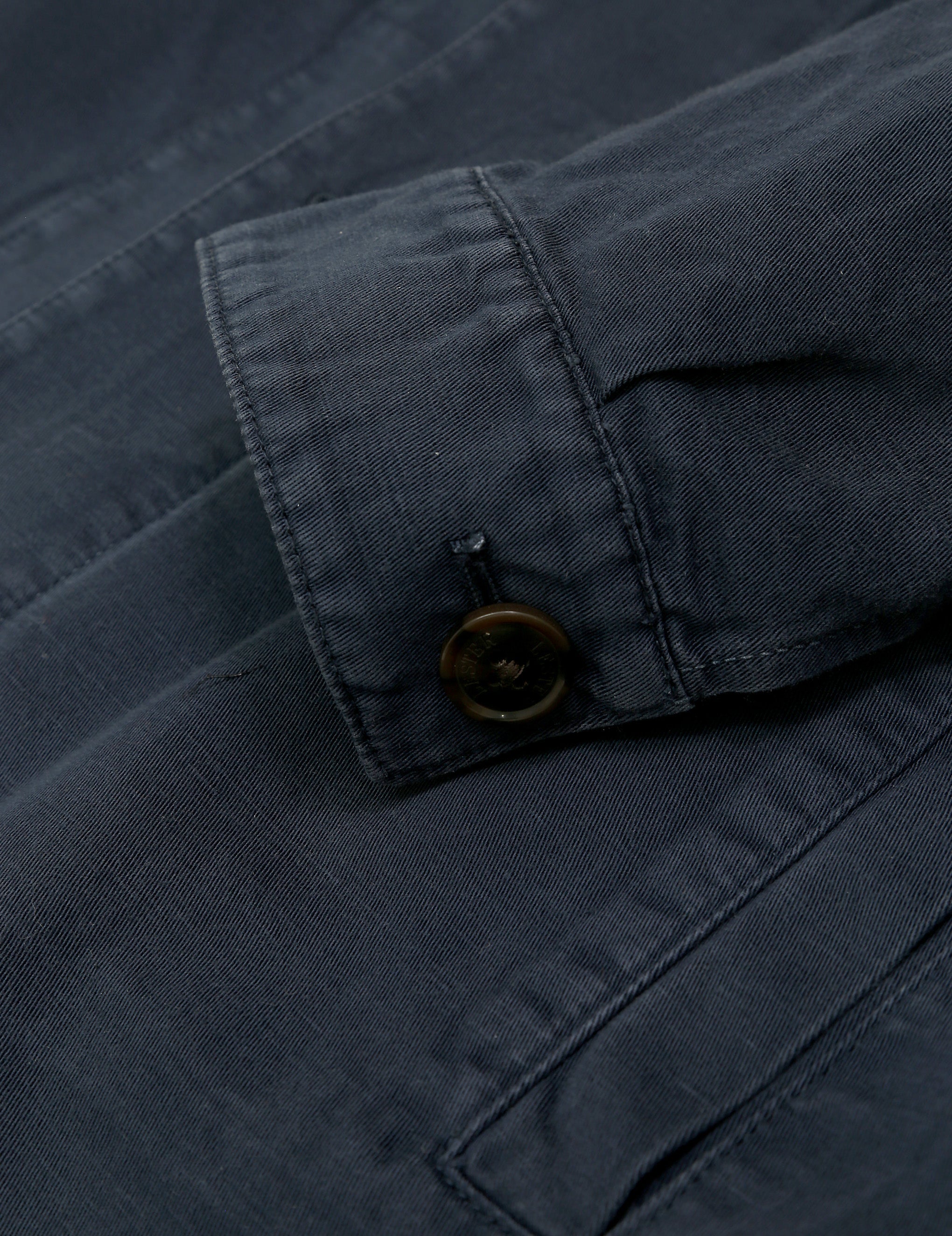 Overshirt lino algodón Azul