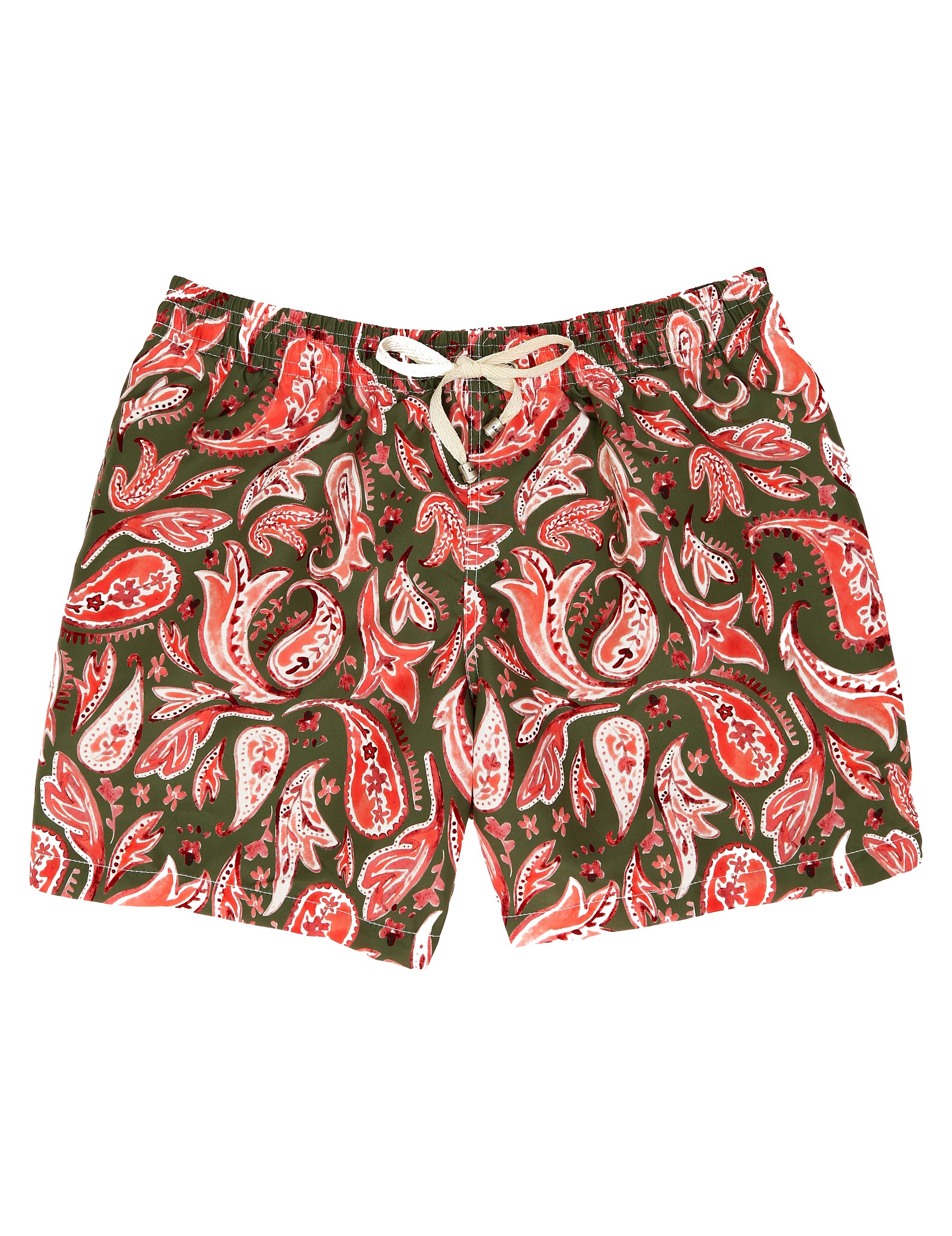 Traje de baño paisley bicolor Gris/rosa