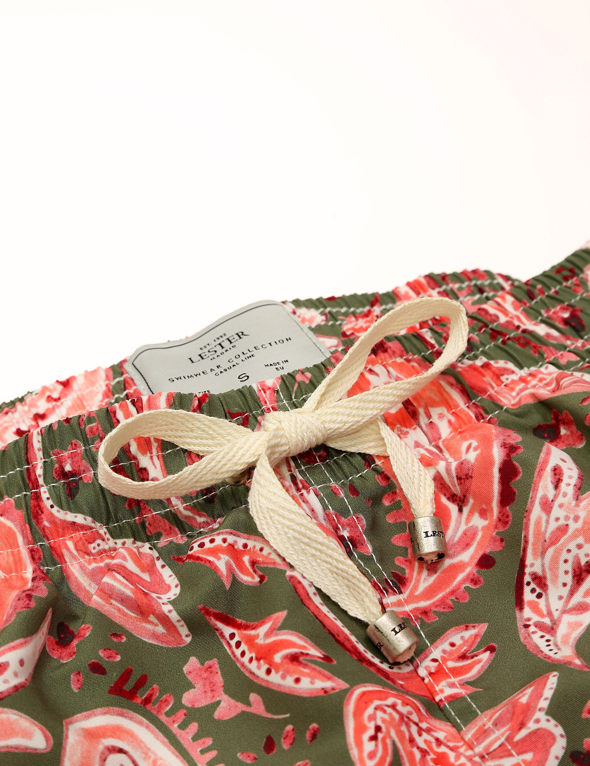 Traje de baño paisley bicolor Gris/rosa