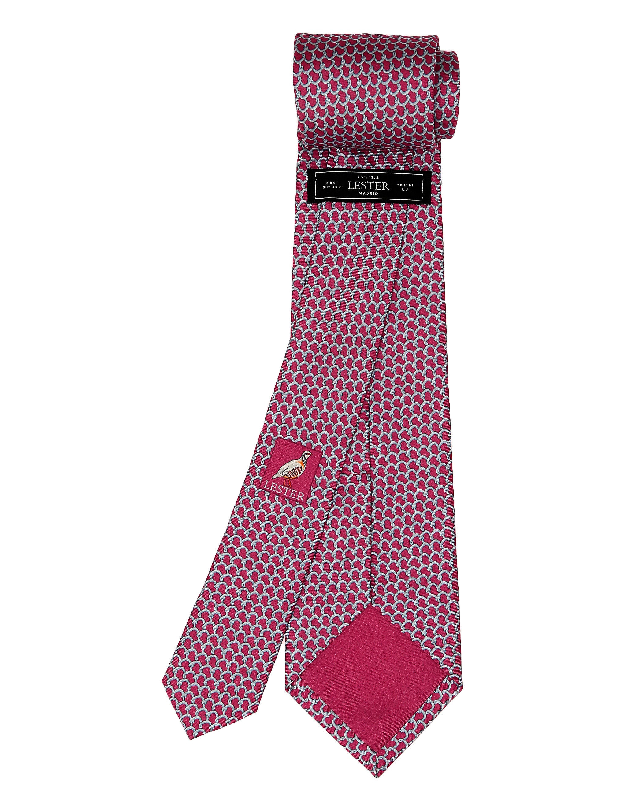 Corbata cadena gancho Rosa/azul