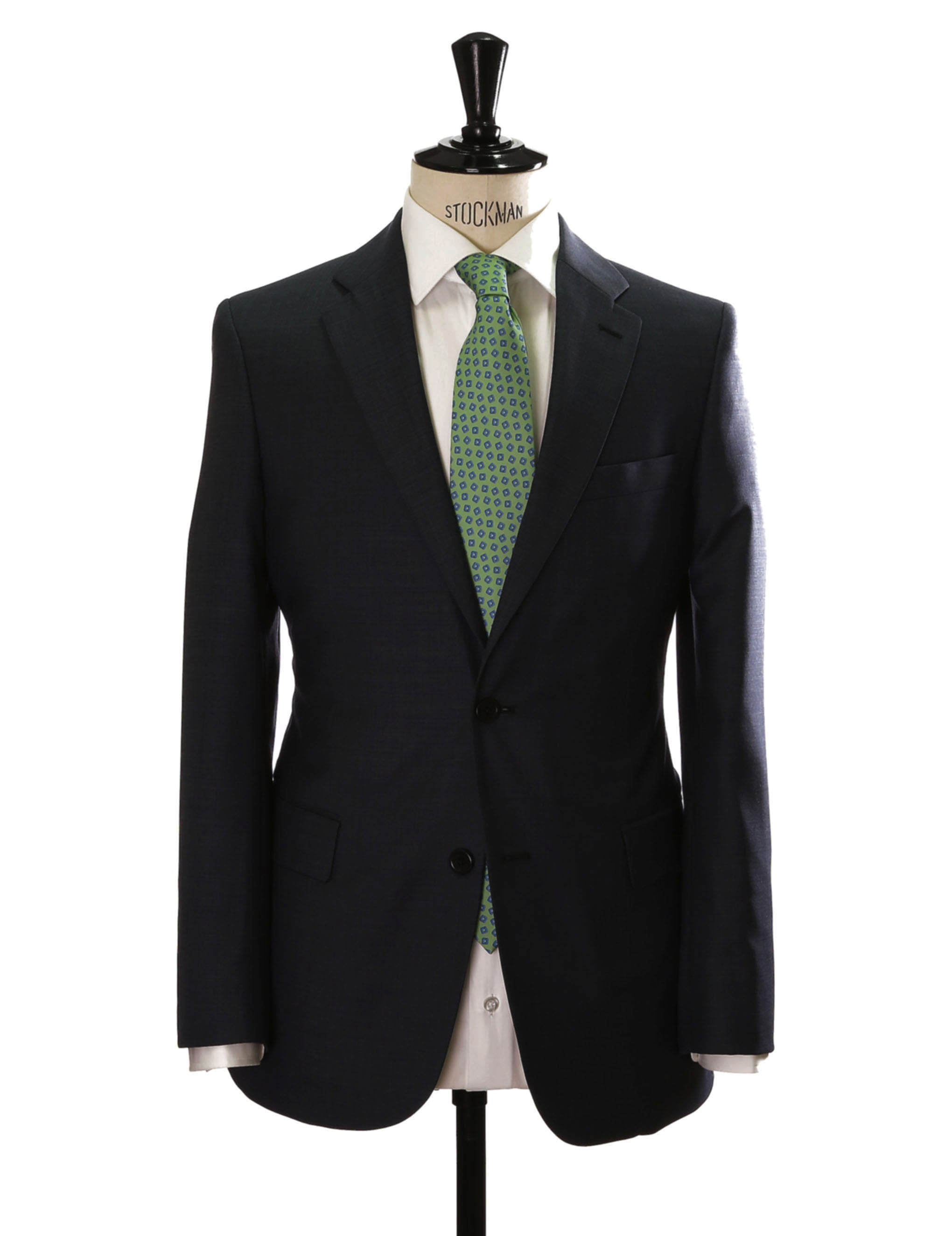 Traje fil a fil s/p Azul medio