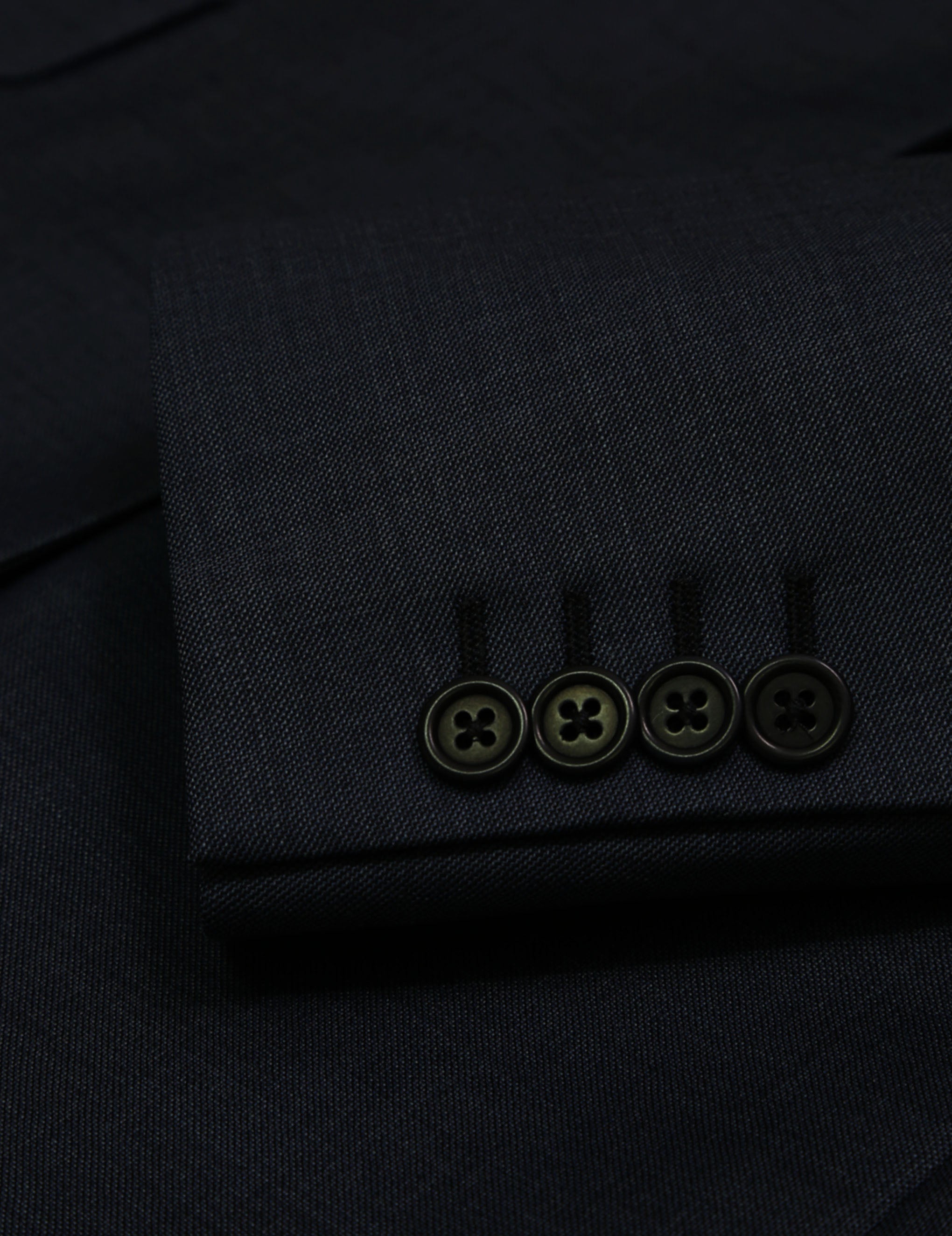 Traje fil a fil s/p Azul medio