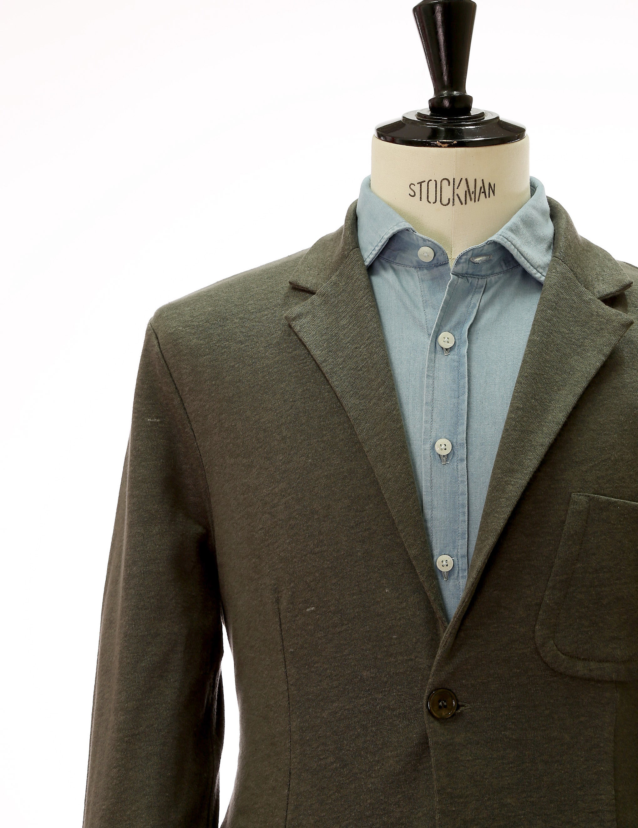 Cardigan lino lavada Verde