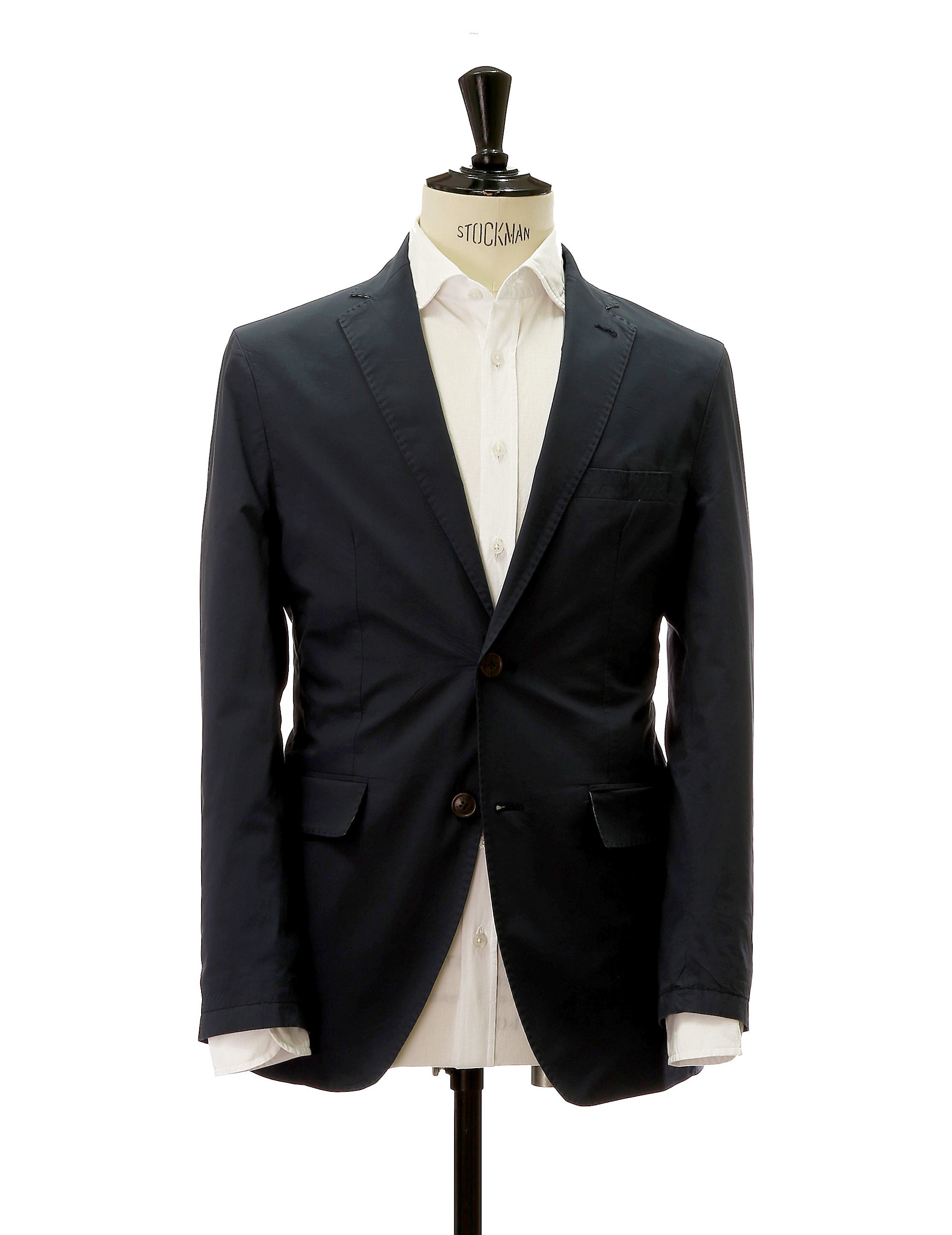 Chaqueta popelin lavada Azul oscuro