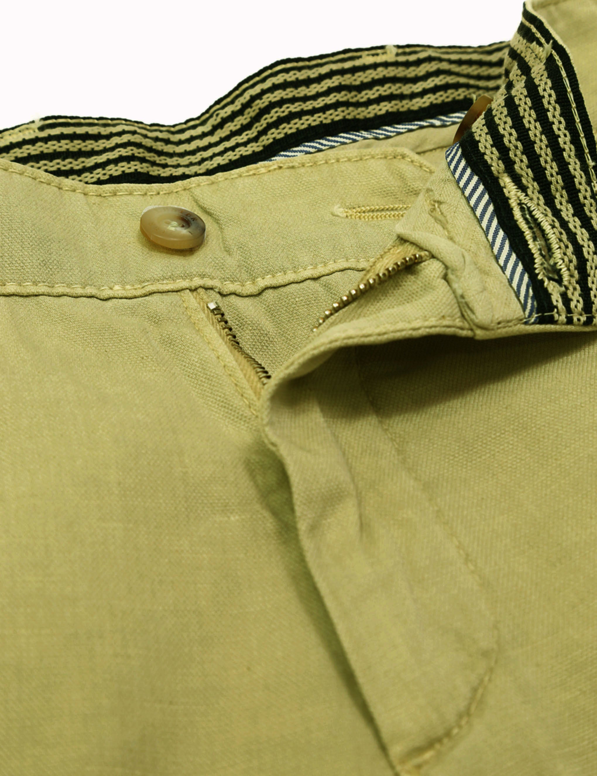 Bermuda lino algodón Beige
