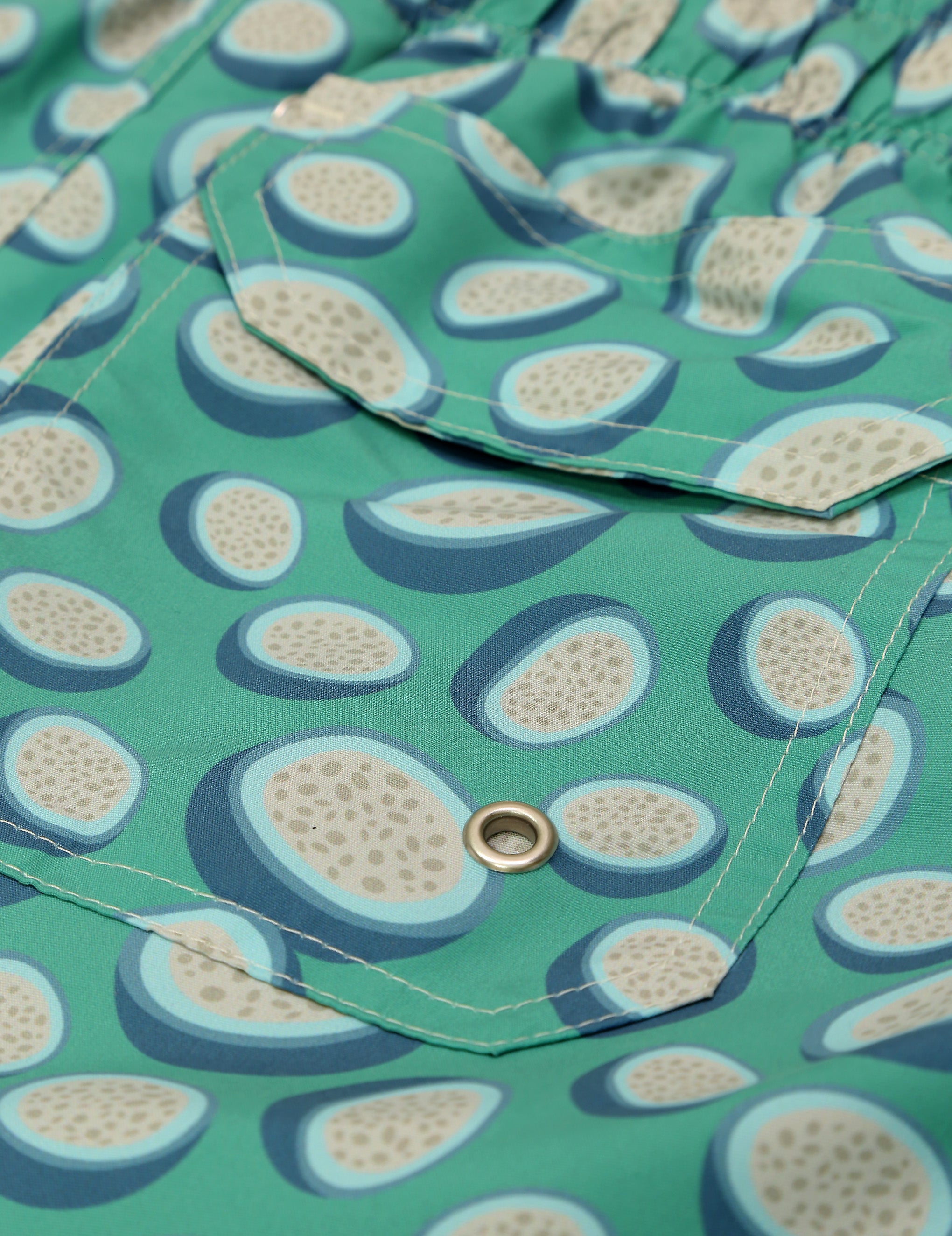 Traje de baño kiwis Verde