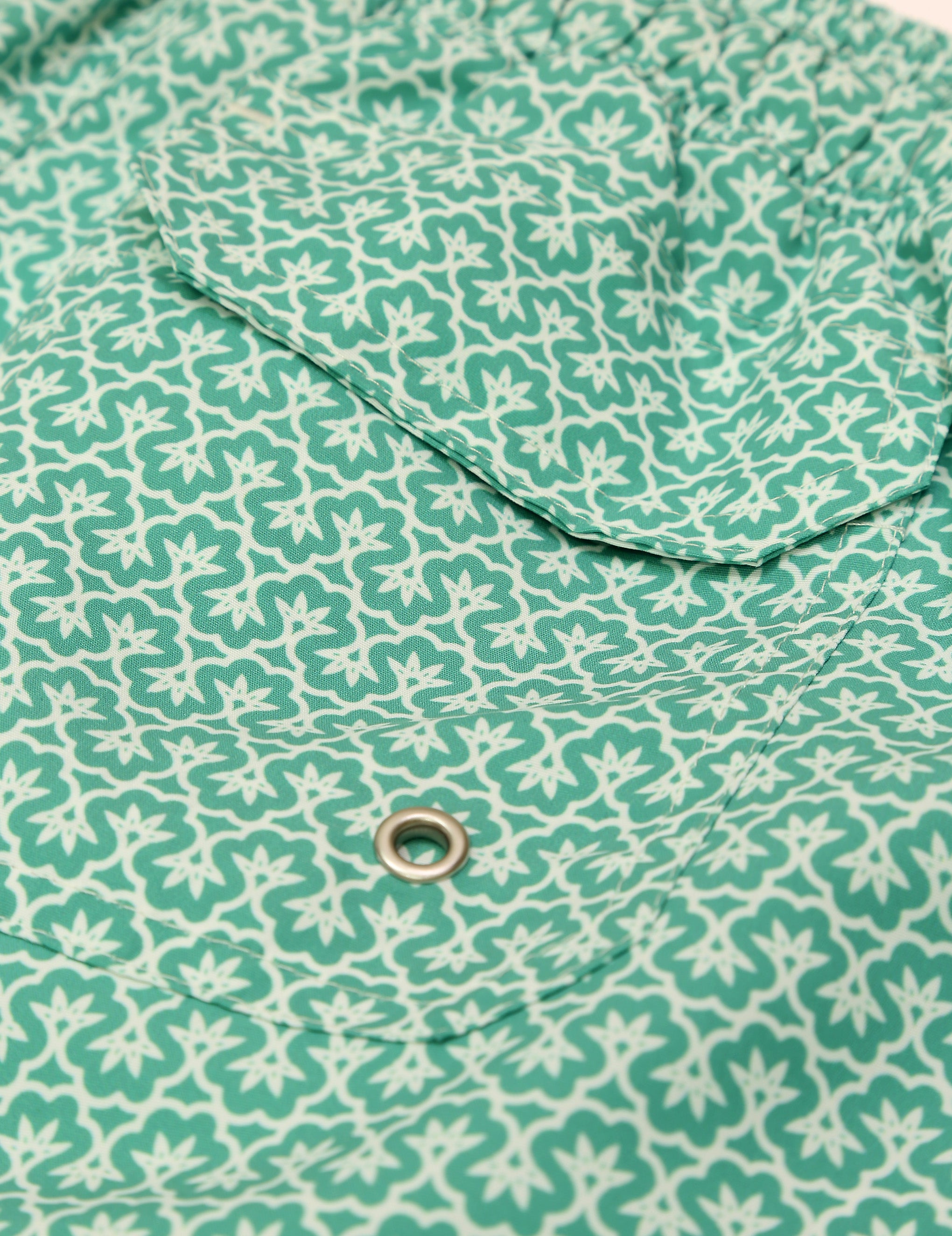 Traje de baño geometrico Verde