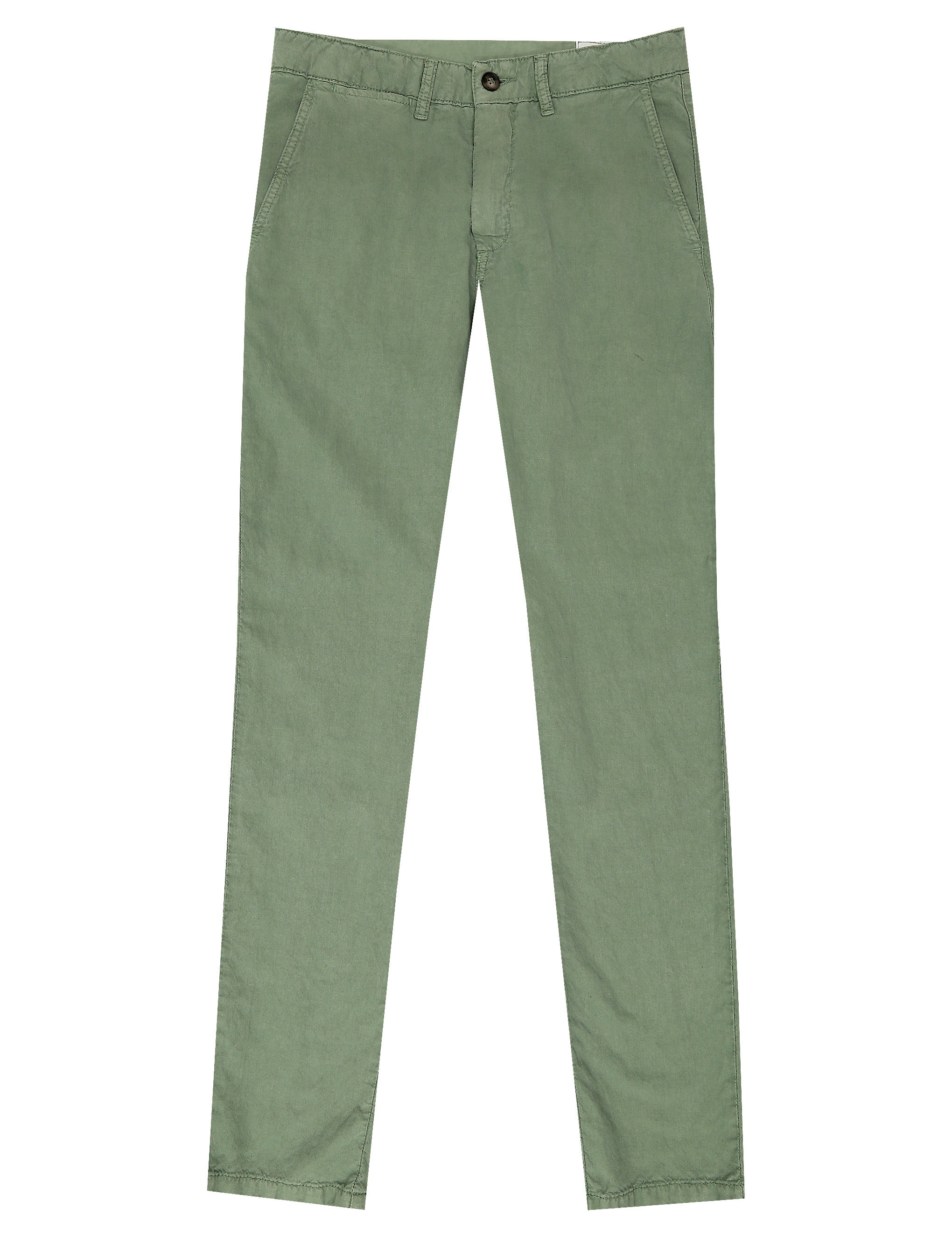 Pantalón canvas lino algodon Verde
