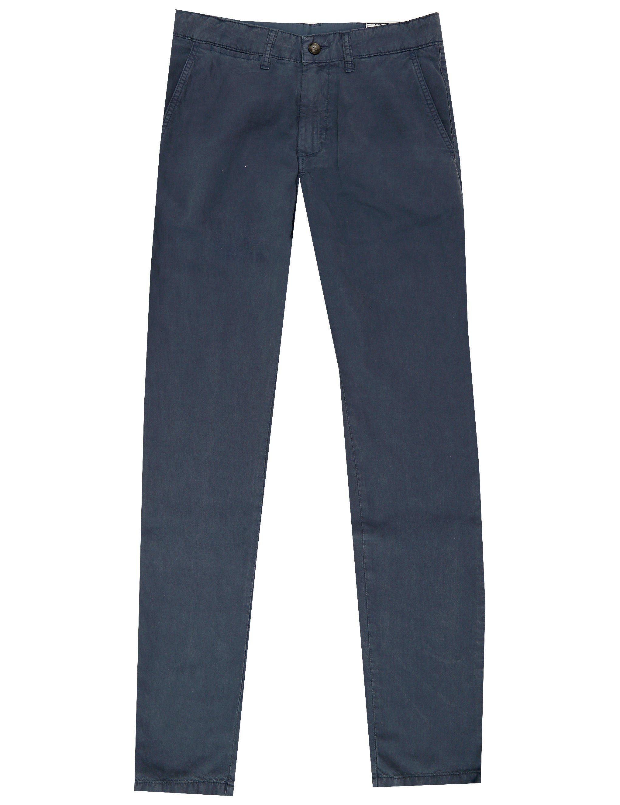 Pantalón canvas lino algodon Azul