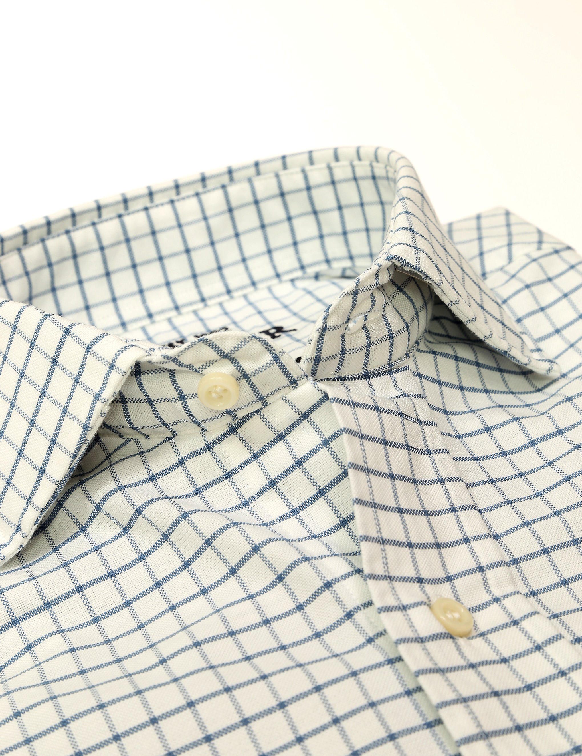 Camisa sport oxford cuadro Azul