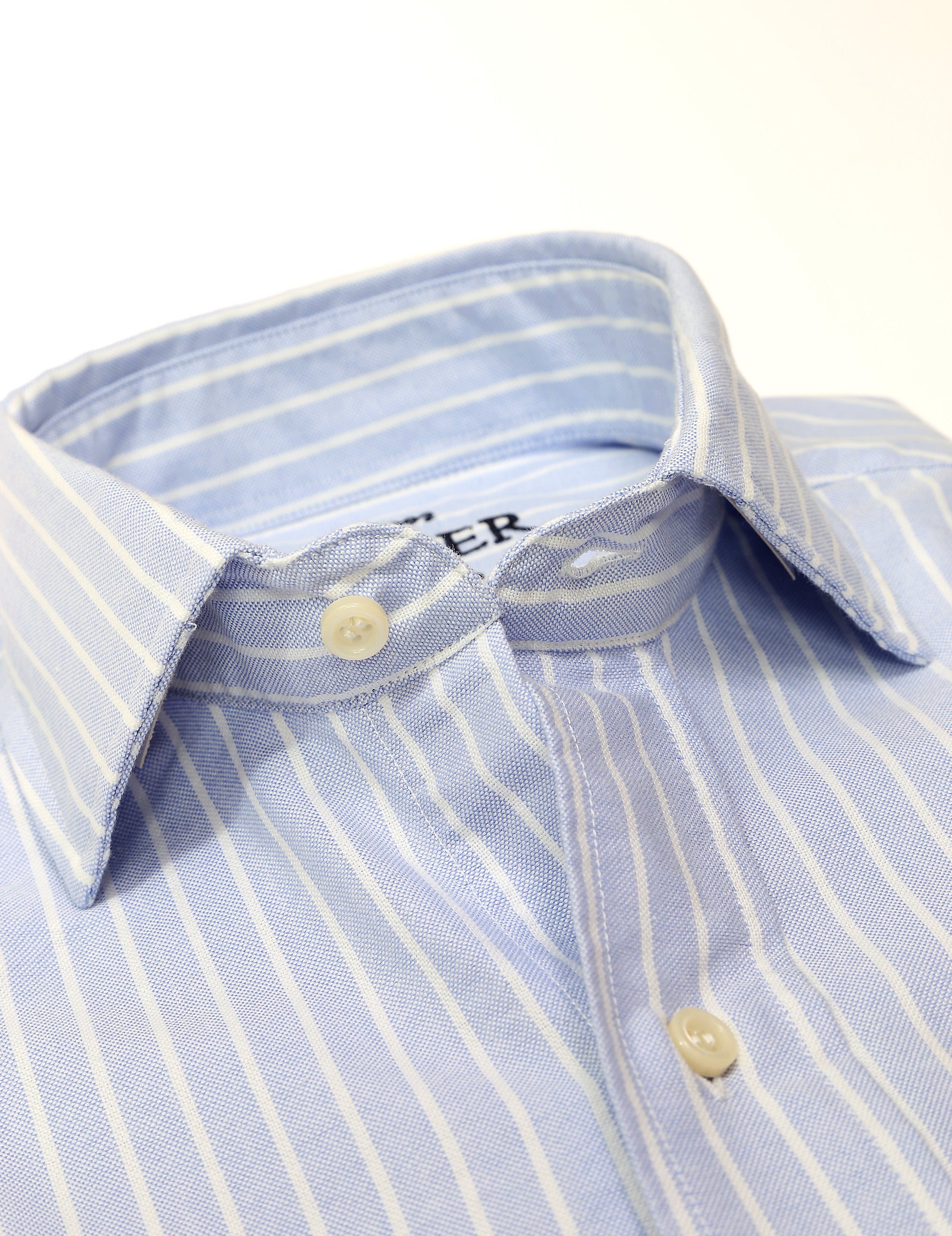 Camisa sport oxford raya Azul/blanco
