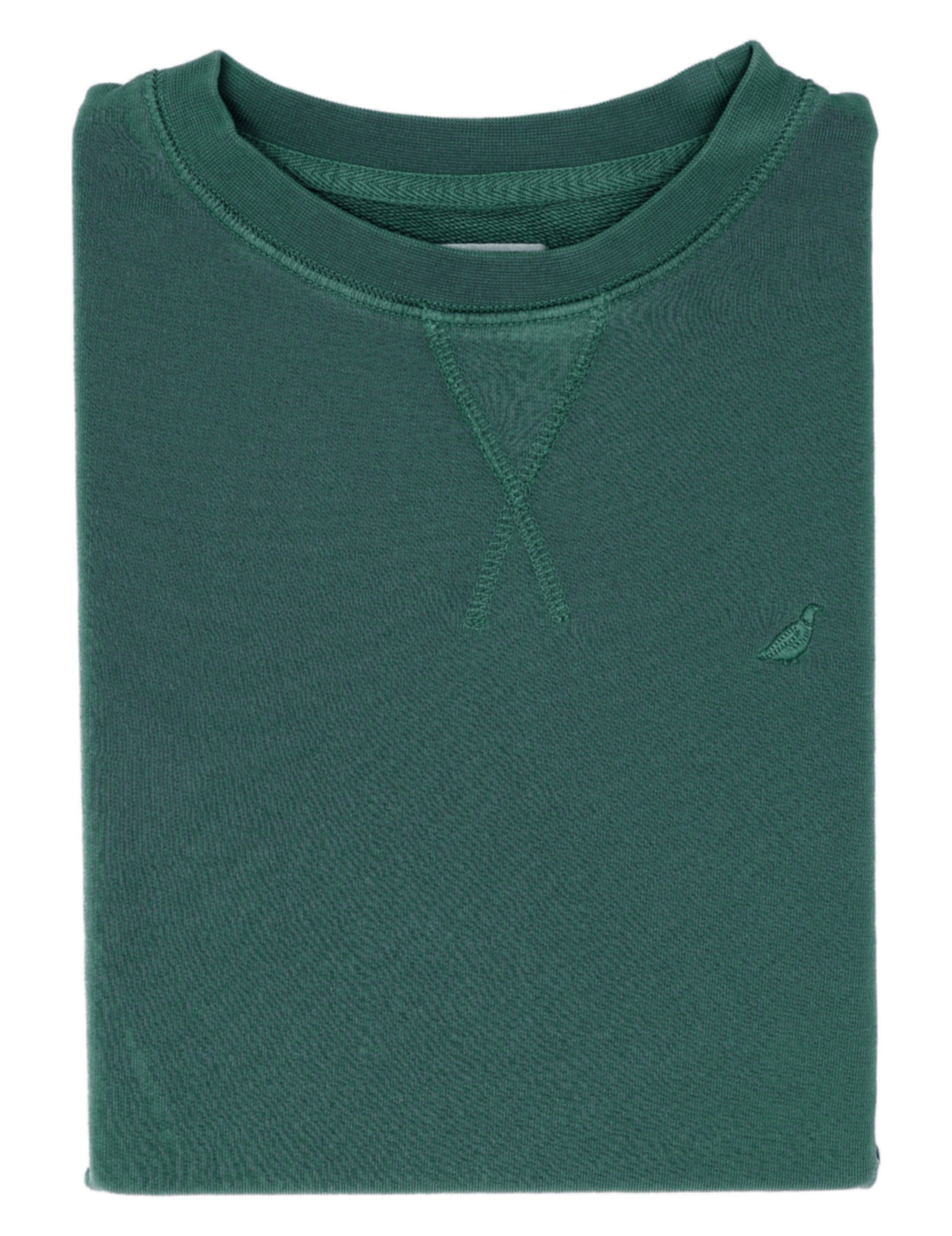 Sudadera lavada perdiz Verde