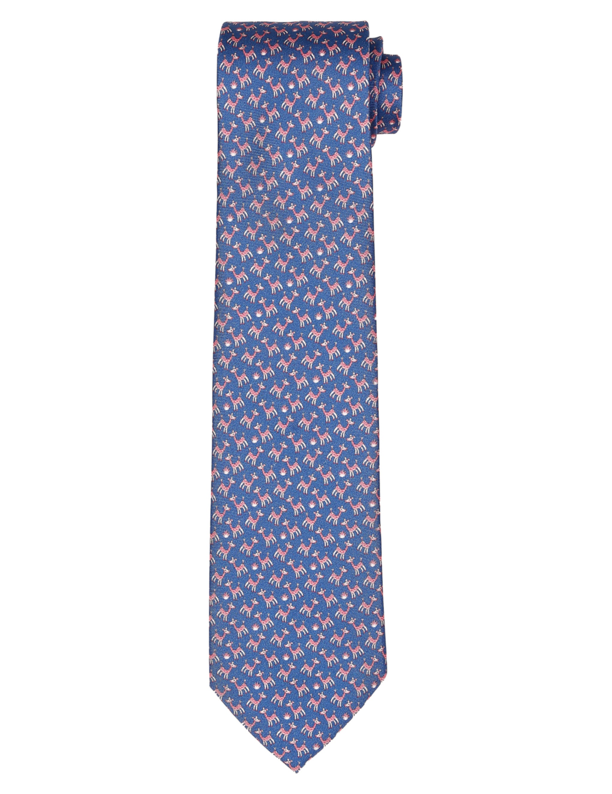 Corbata jirafas Azul/rosa
