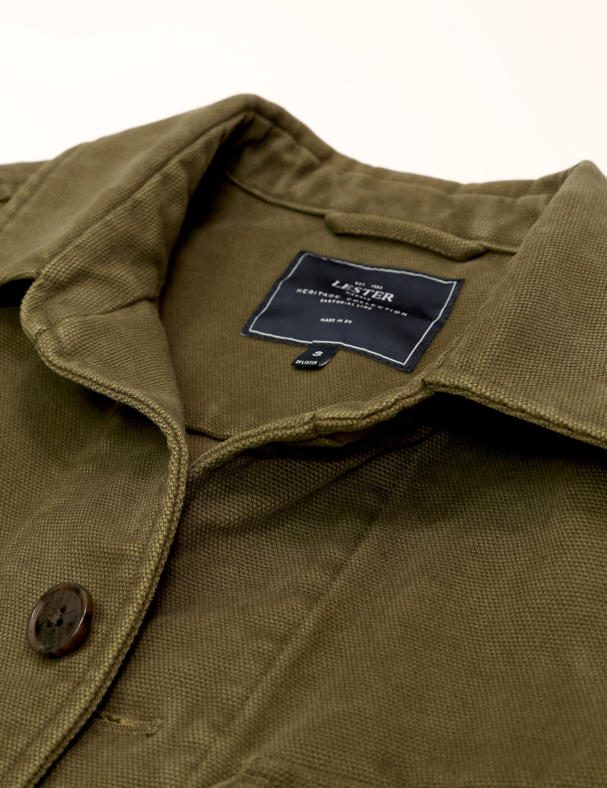 Overshirt canvas Kaki