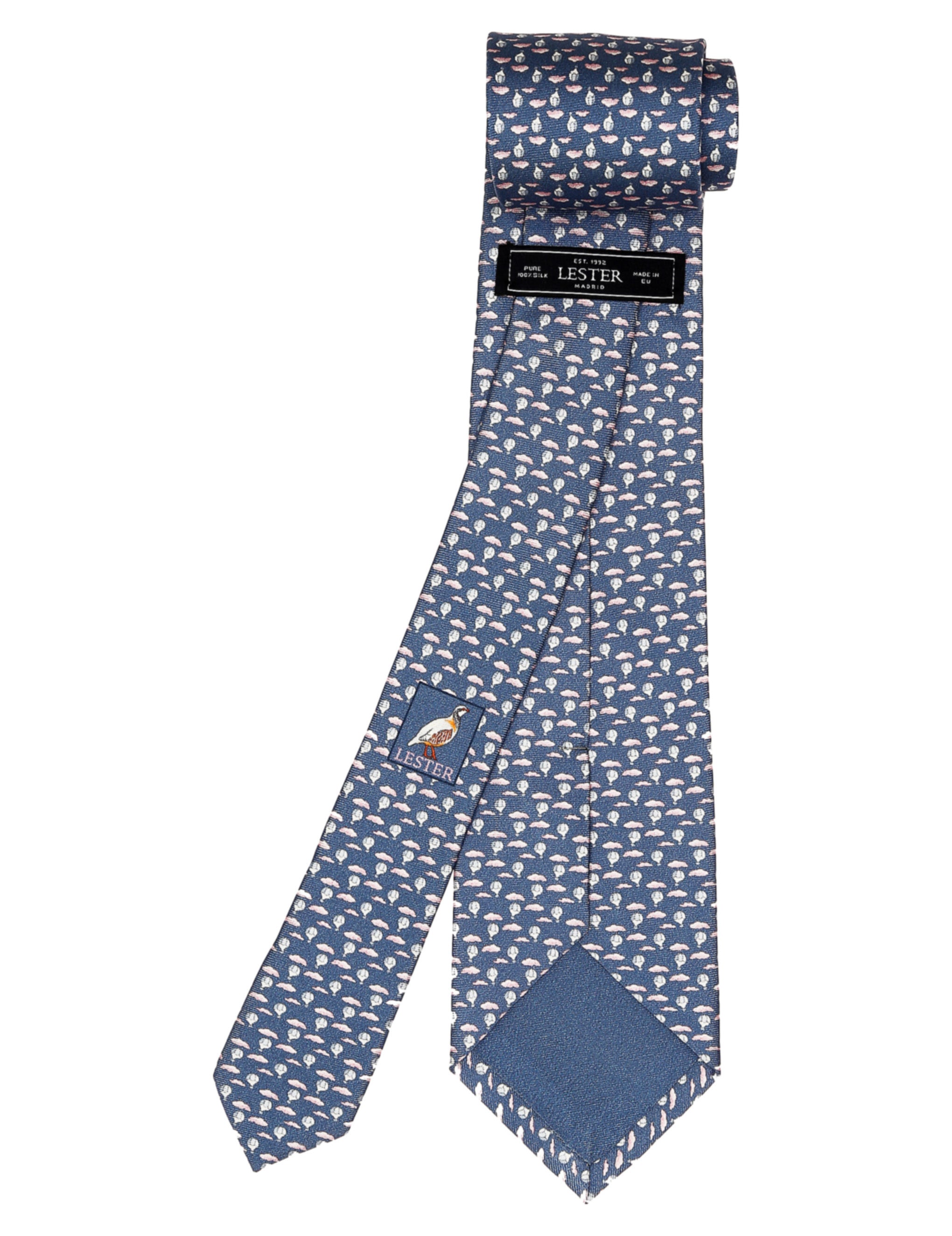 Corbata globos Azul/rosa