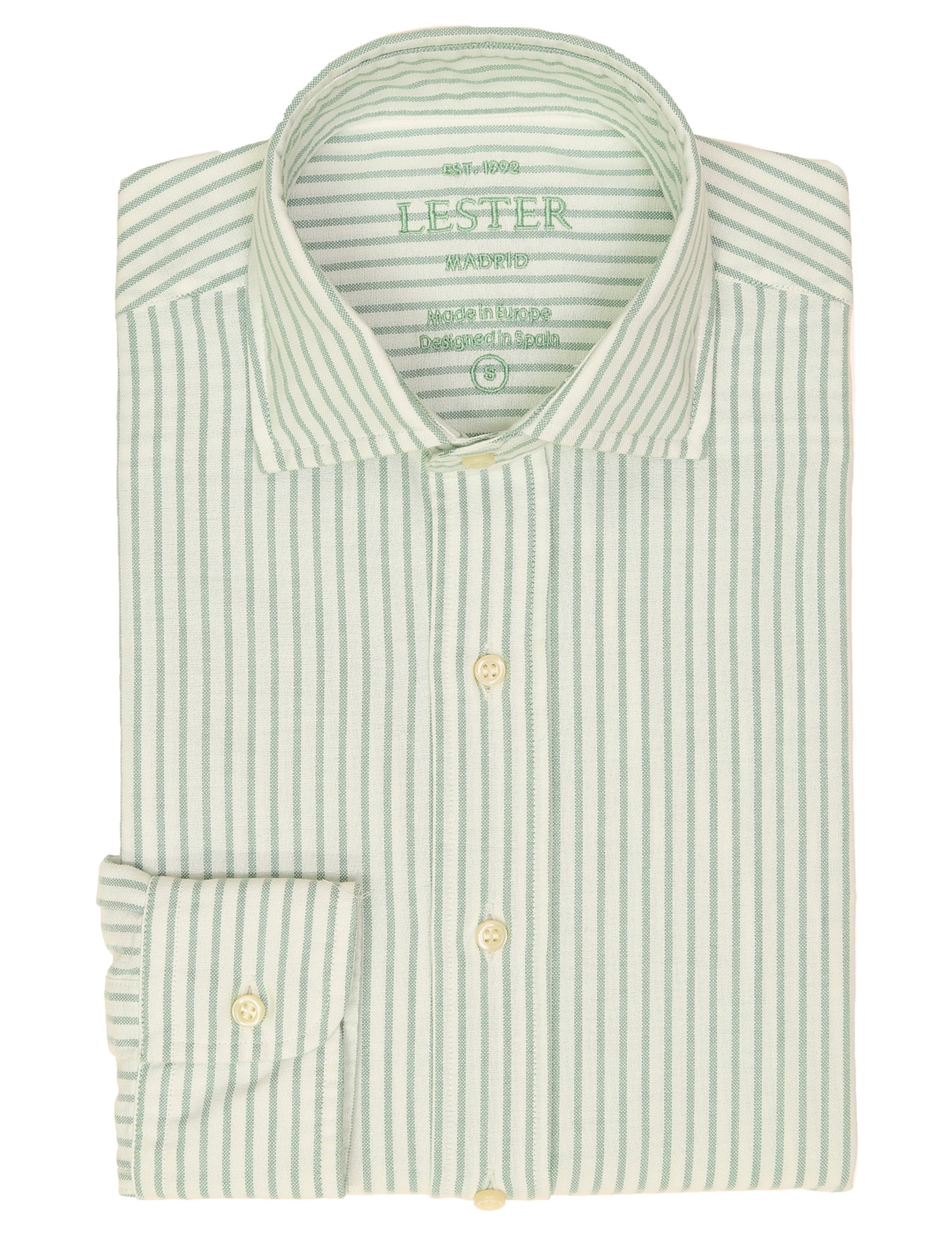Camisa sport oxford raya fina Verde