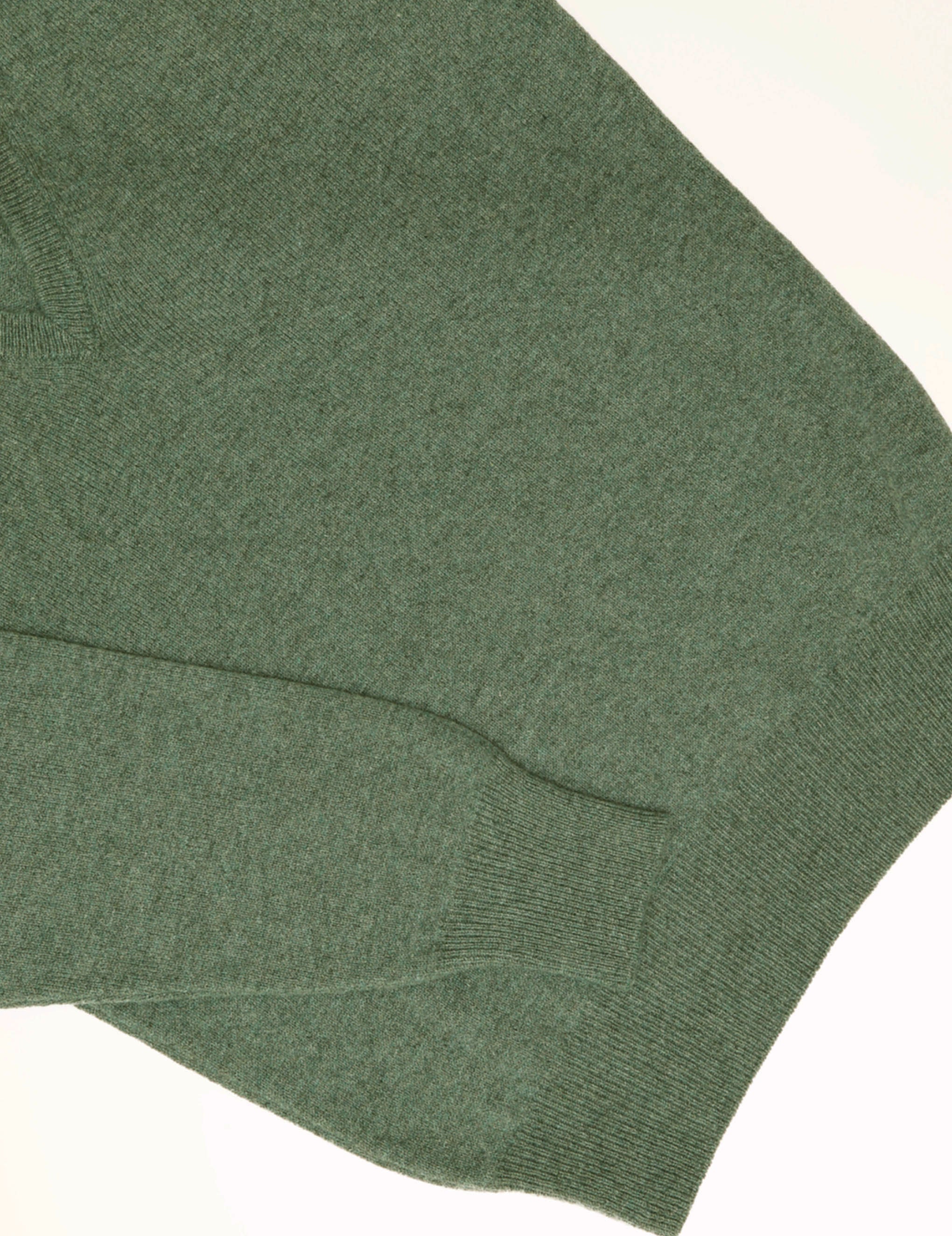 Jersey lana pico Verde claro