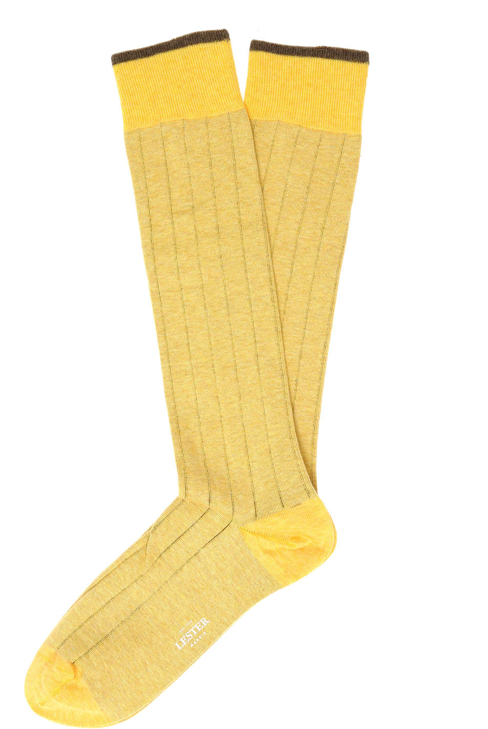 Calcetin canale bicolor grueso Amarillo/azul (117160_1.jpg)