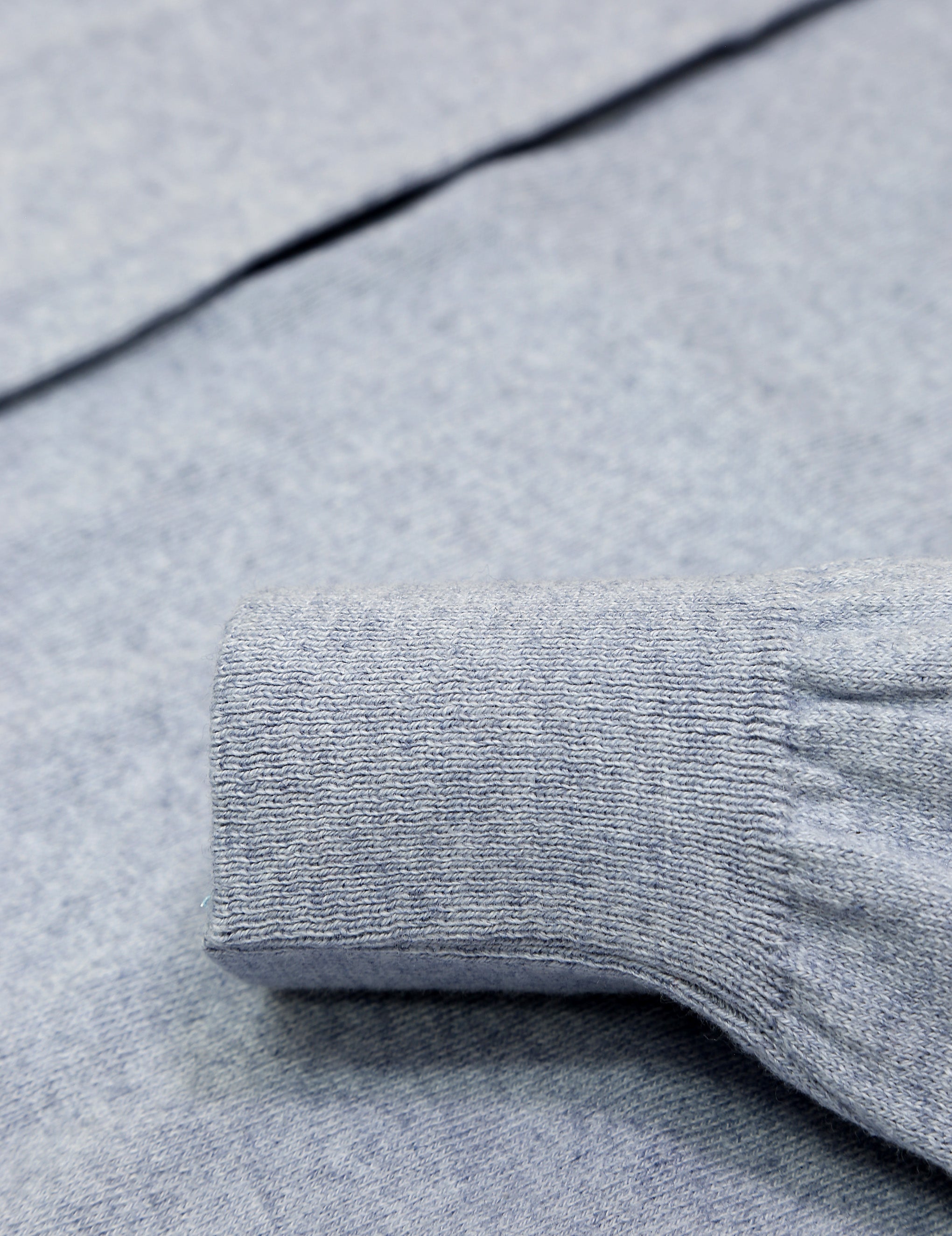 Jersey pico algodón cashmere Azul claro