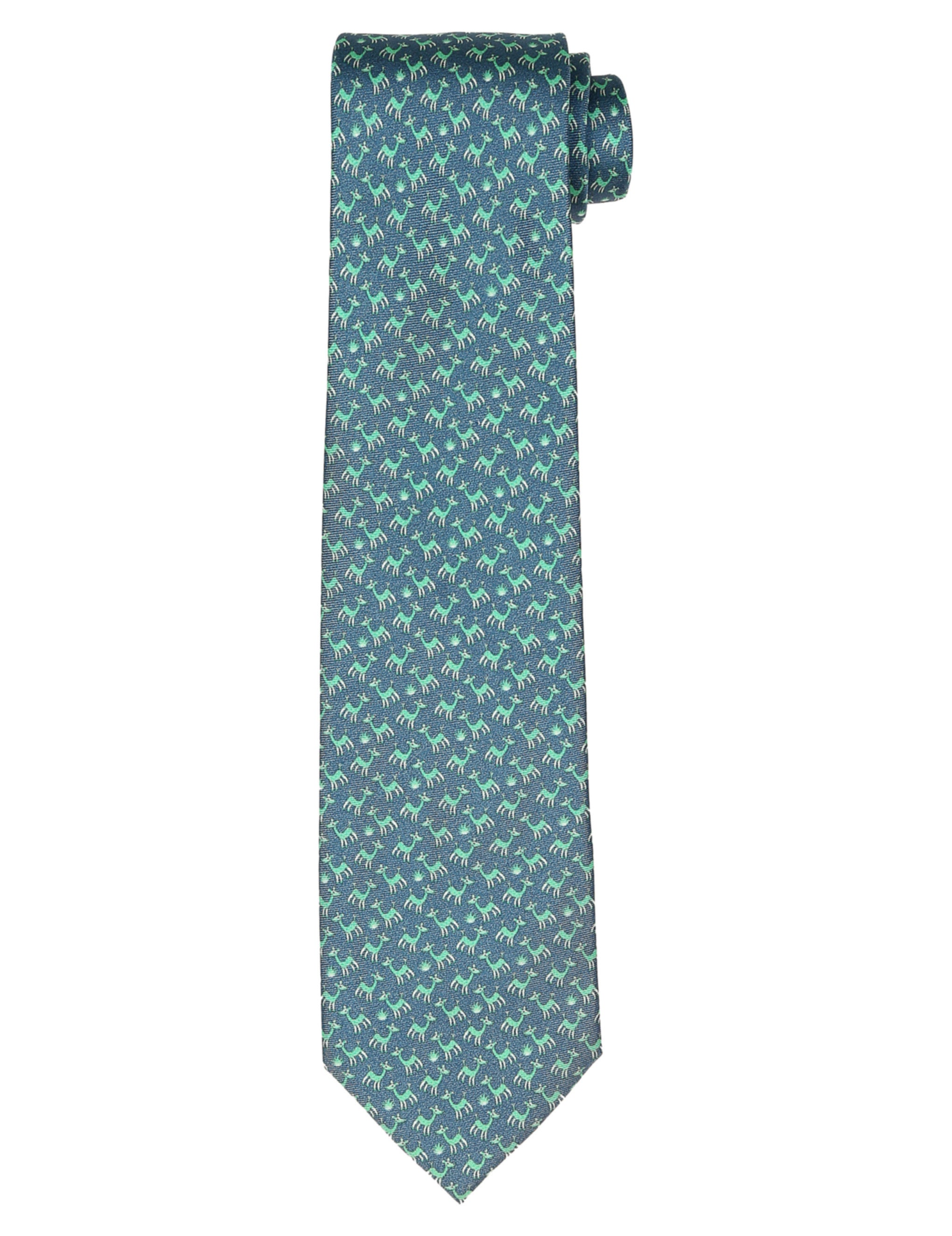 Corbata jirafas Azul/verde