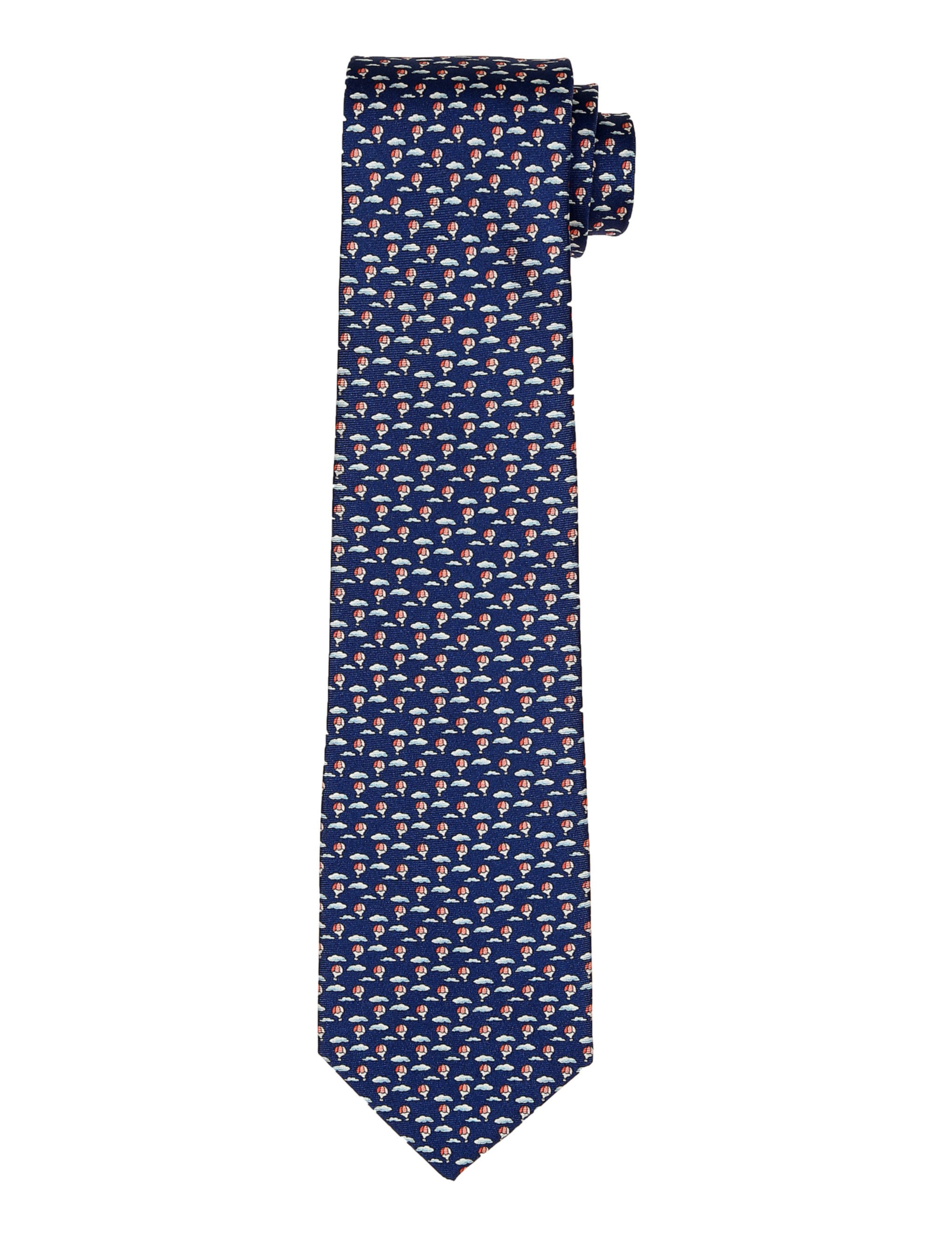 Corbata globos Azul/rojo