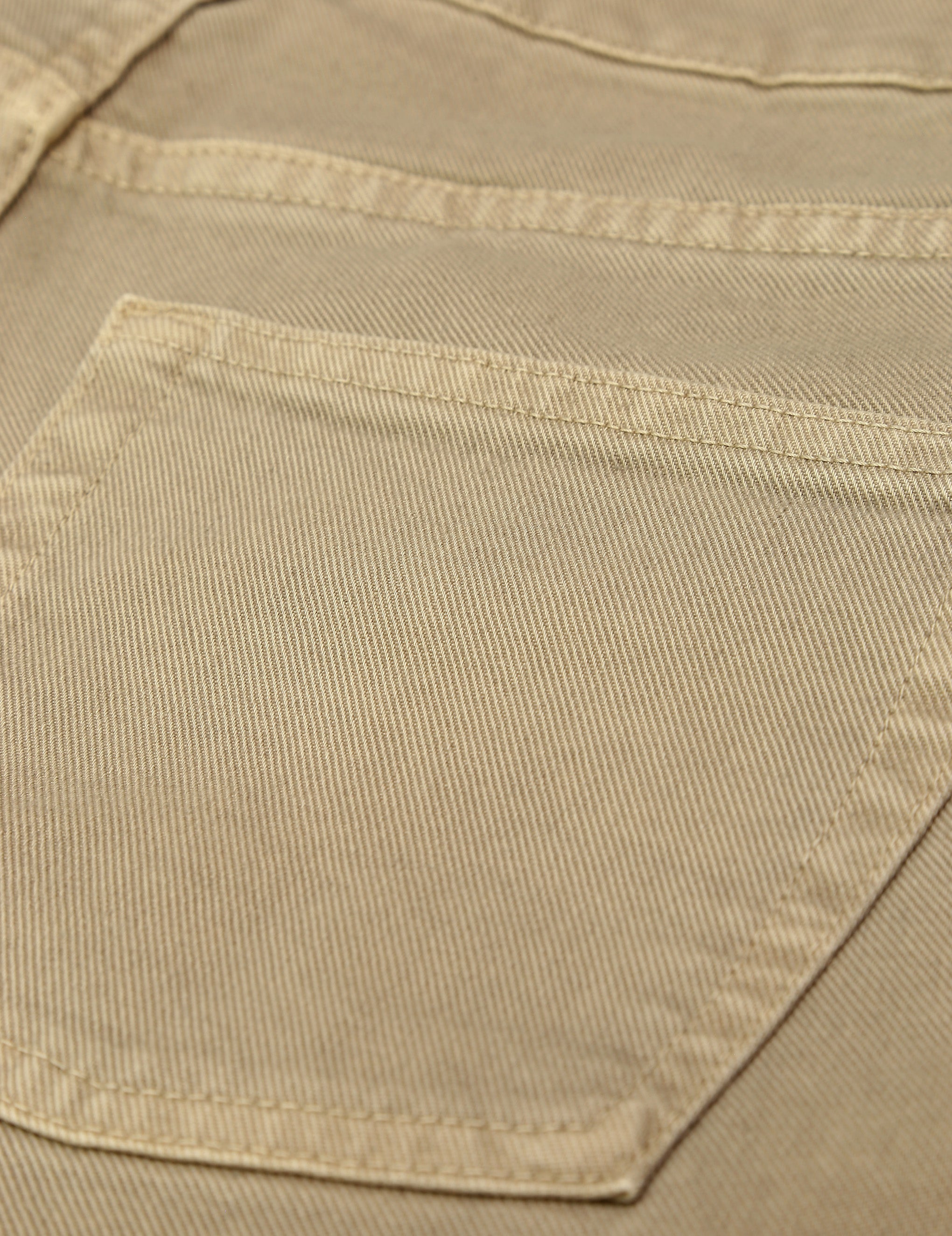 Pantalón 5 bolsillos sarga Beige
