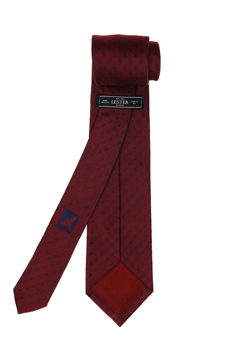 Corbata lunares i Burdeos/azul (118157_2.jpg)