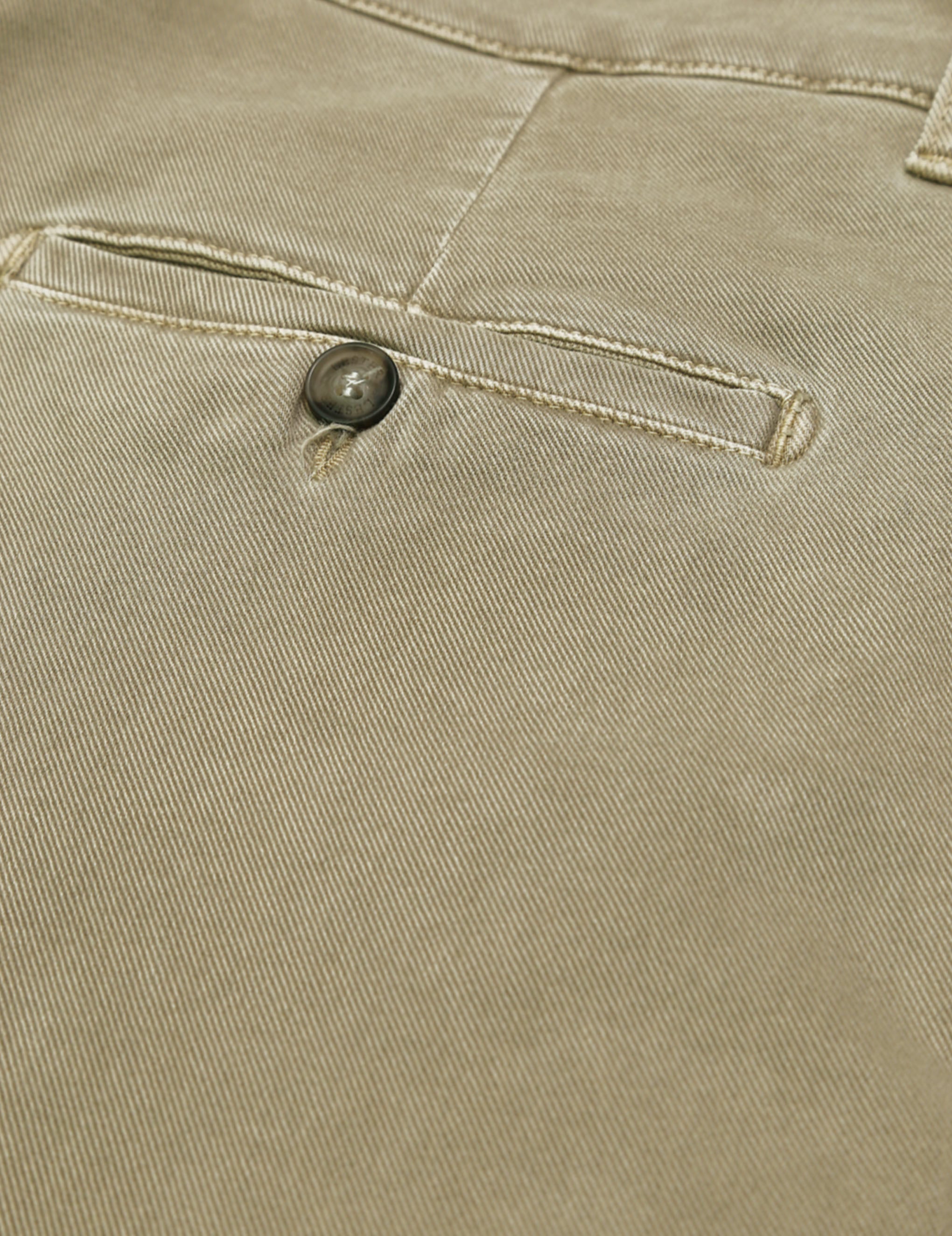 Pantalón sarga lavado Beige