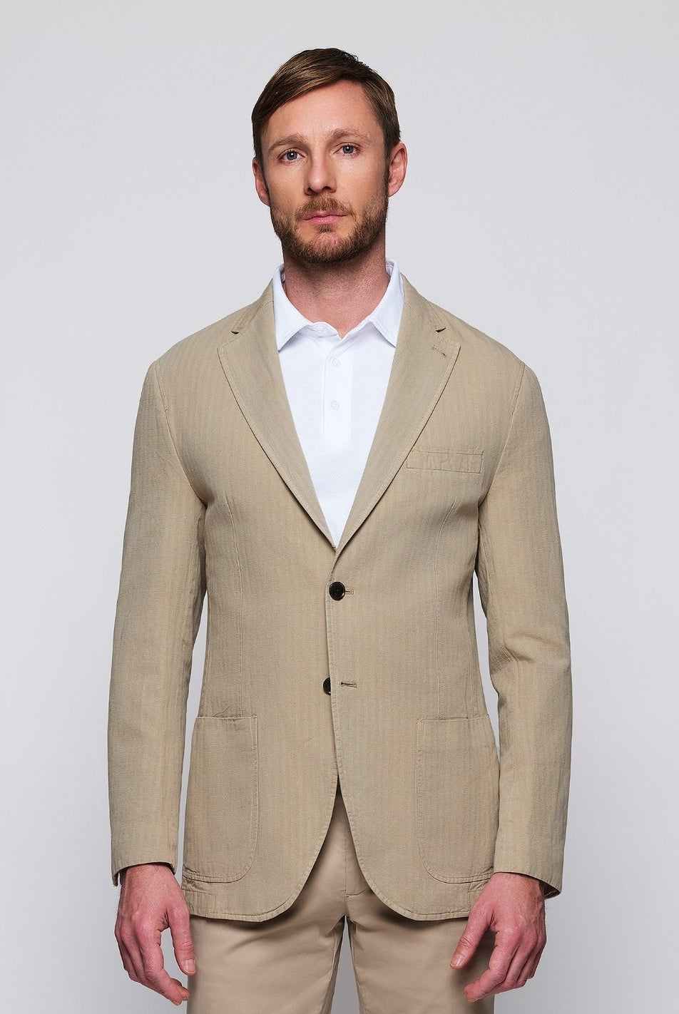 Chaqueta Gabardina Espiga Beige (118494_1.jpg)