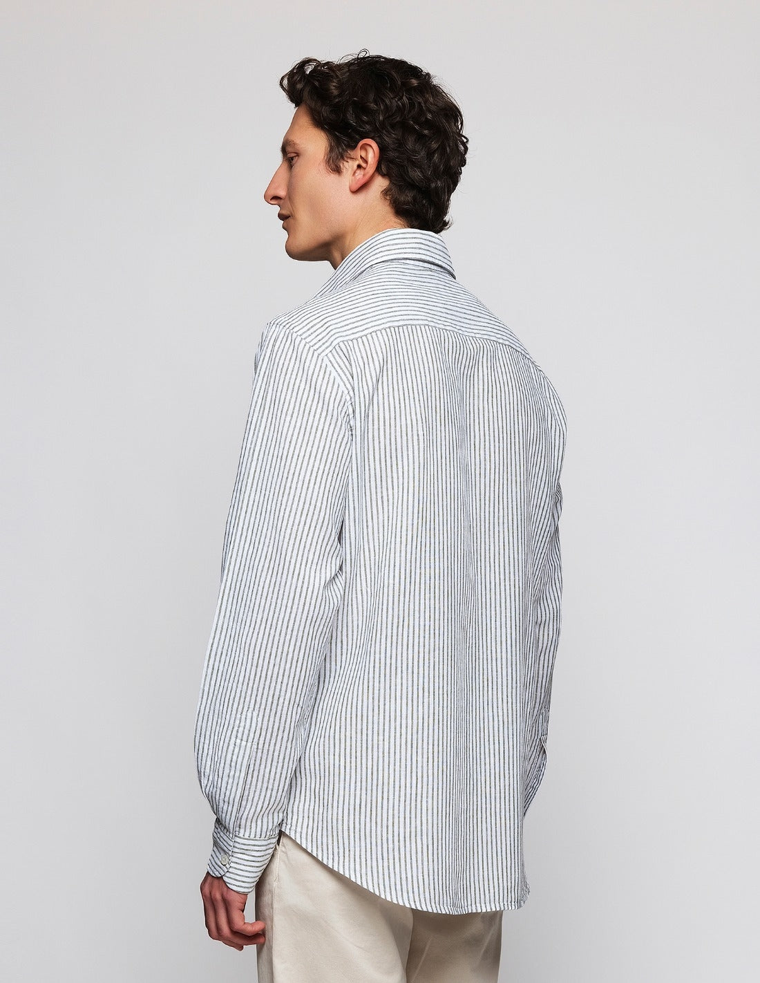Camisa Sport Lino Algodón Raya Ancha Kaki (118590_3.jpg)