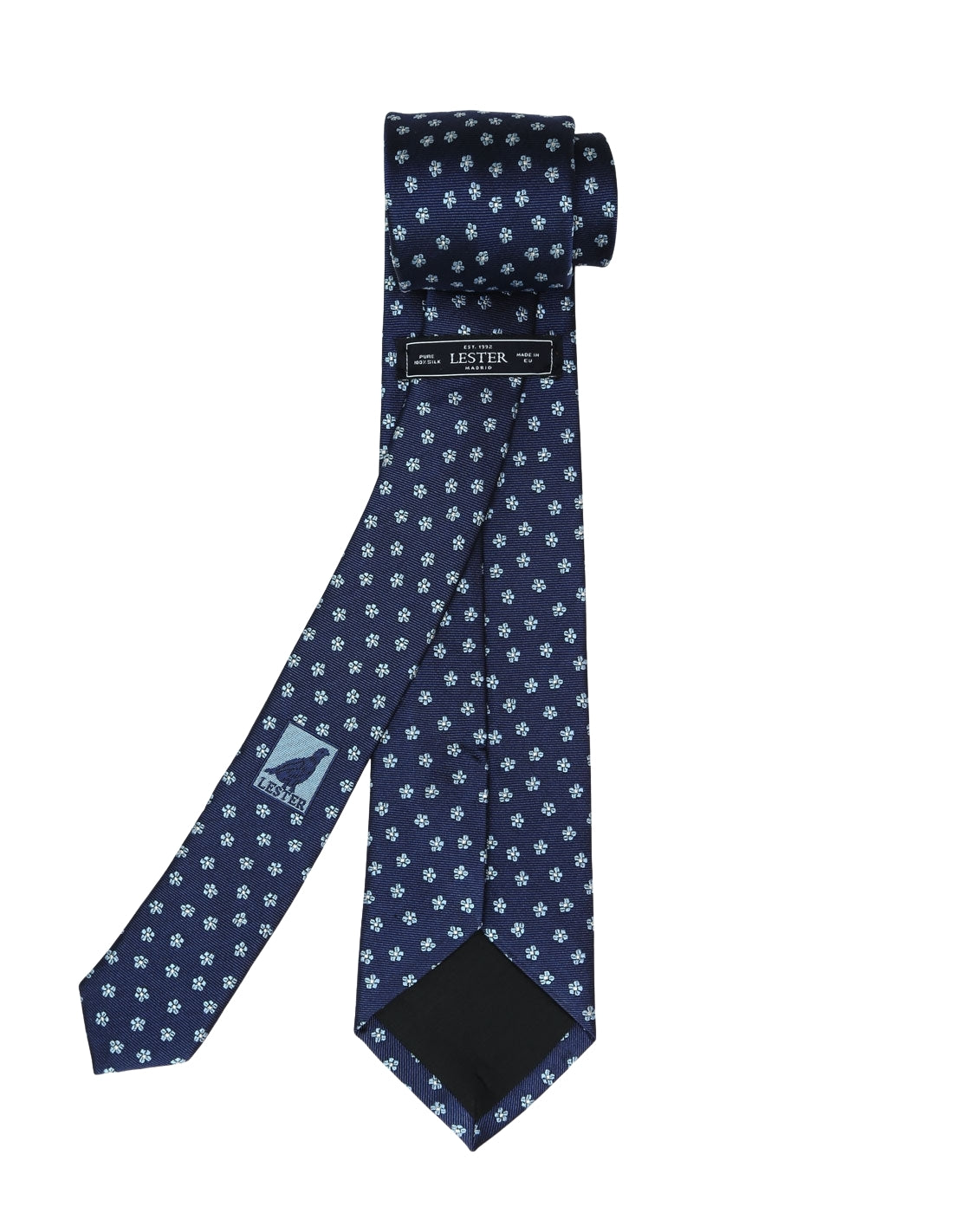 Corbata Margaritas Azul/Azul (118682_2.jpg)