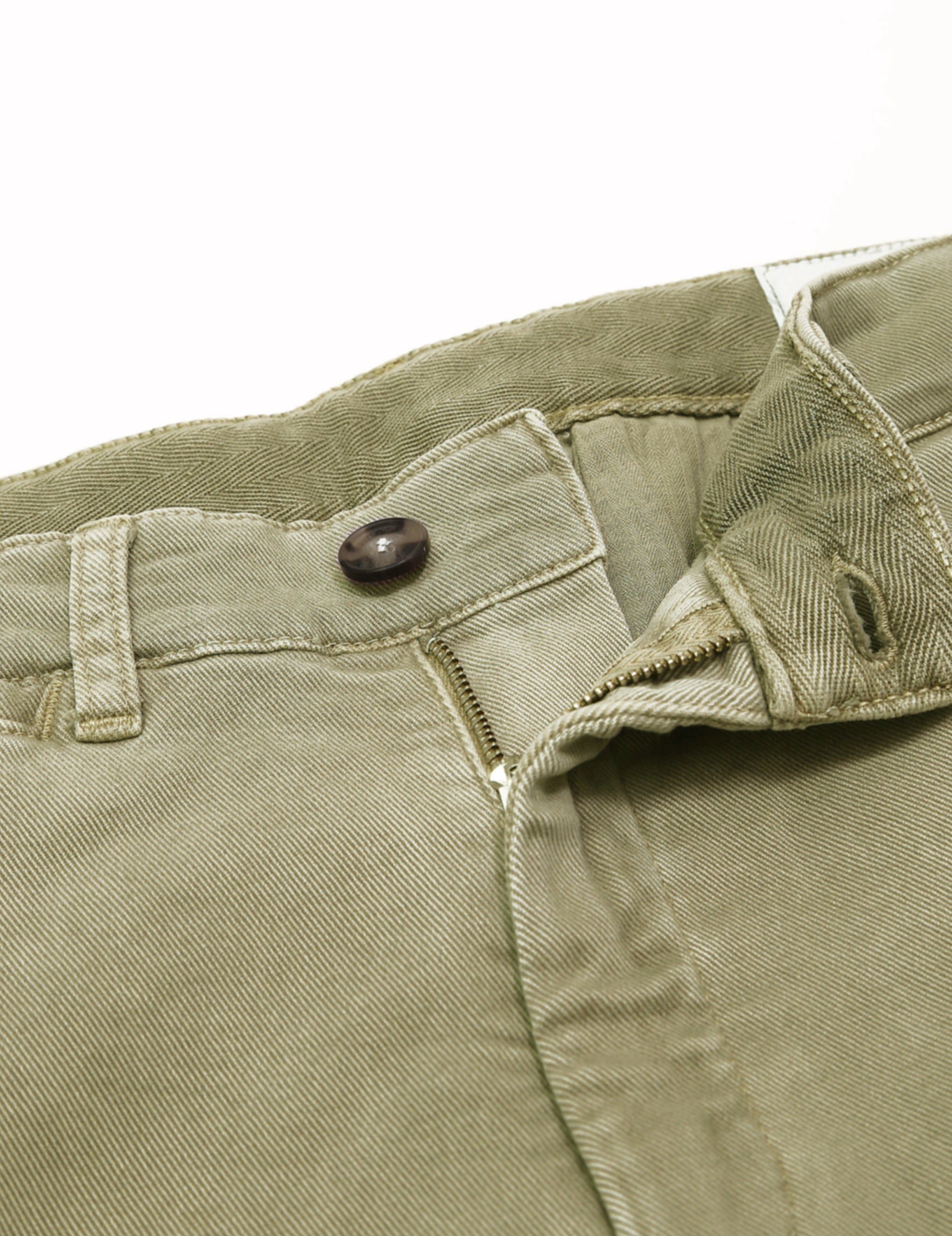 Pantalón sarga lavado Verde claro