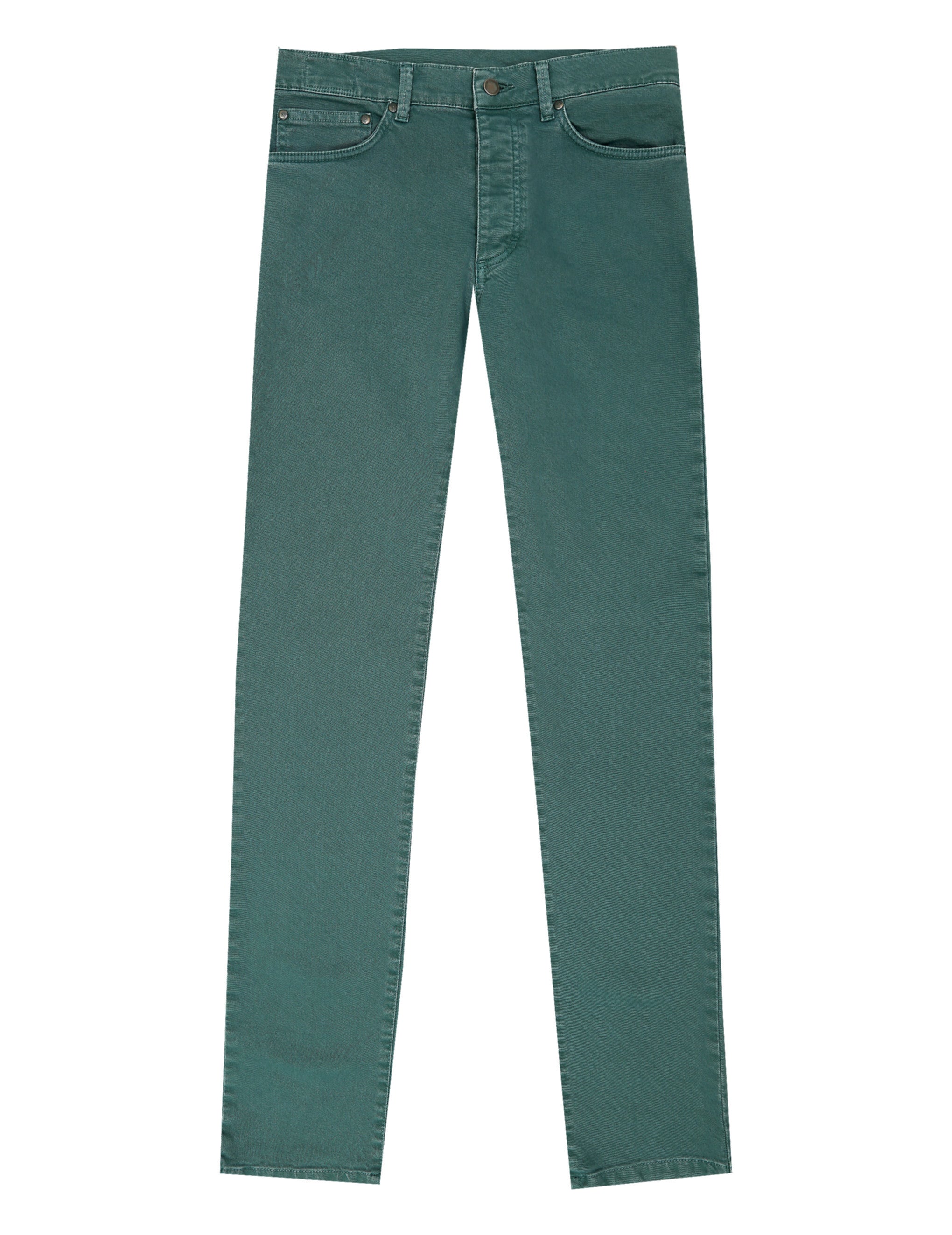 Pantalón 5 bolsillos sarga Turquesa