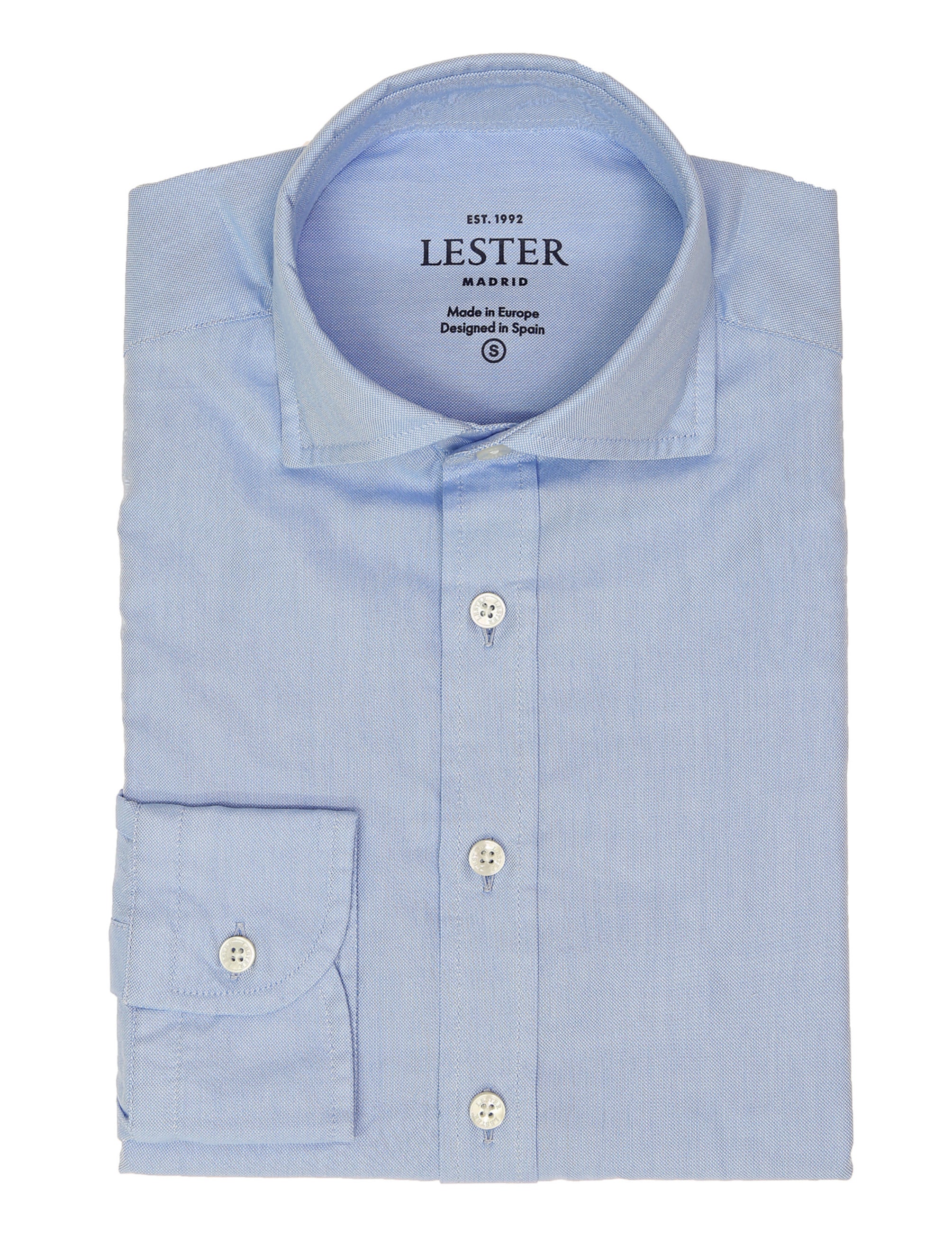 Camisa oxford lisa Azul
