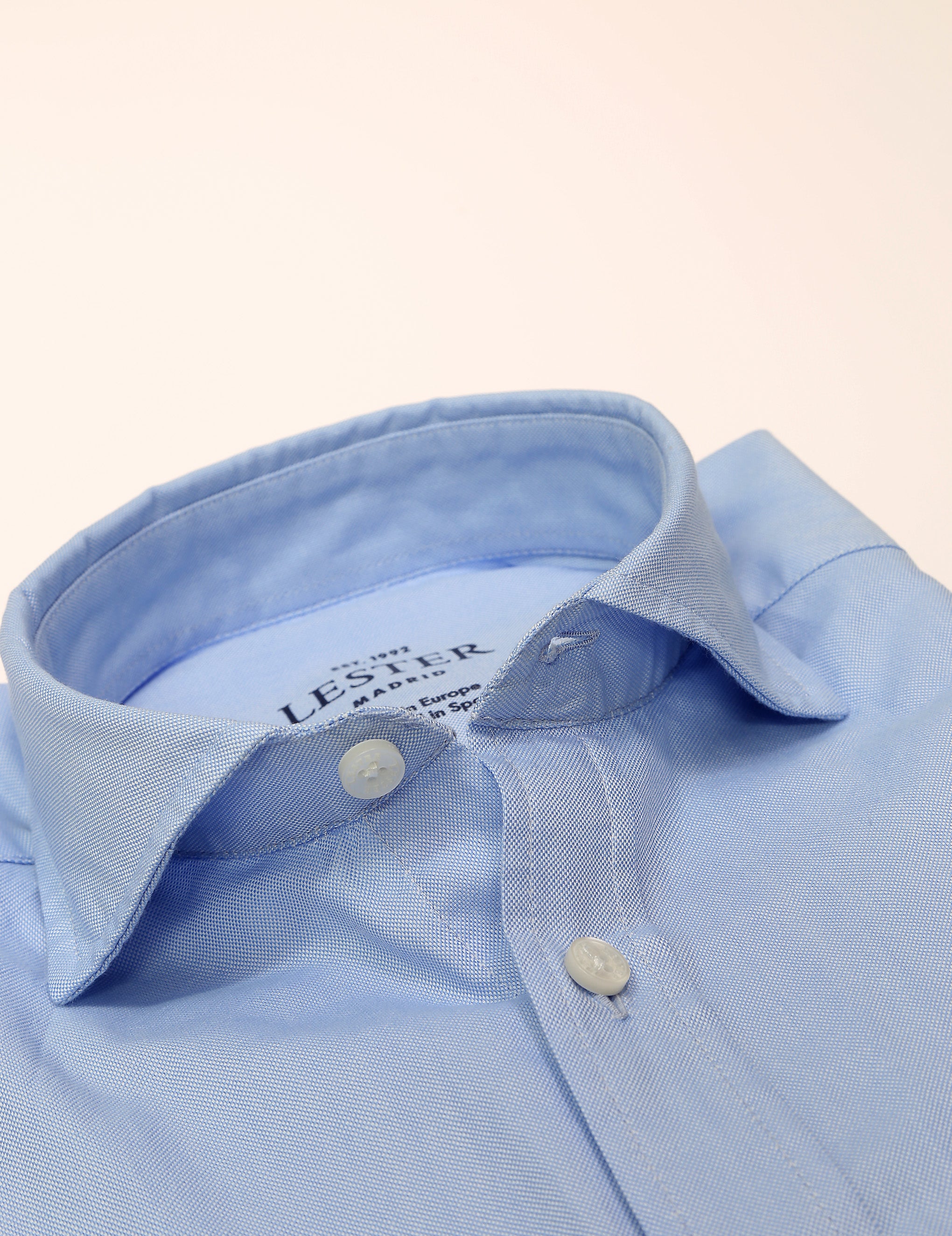 Camisa oxford lisa Azul