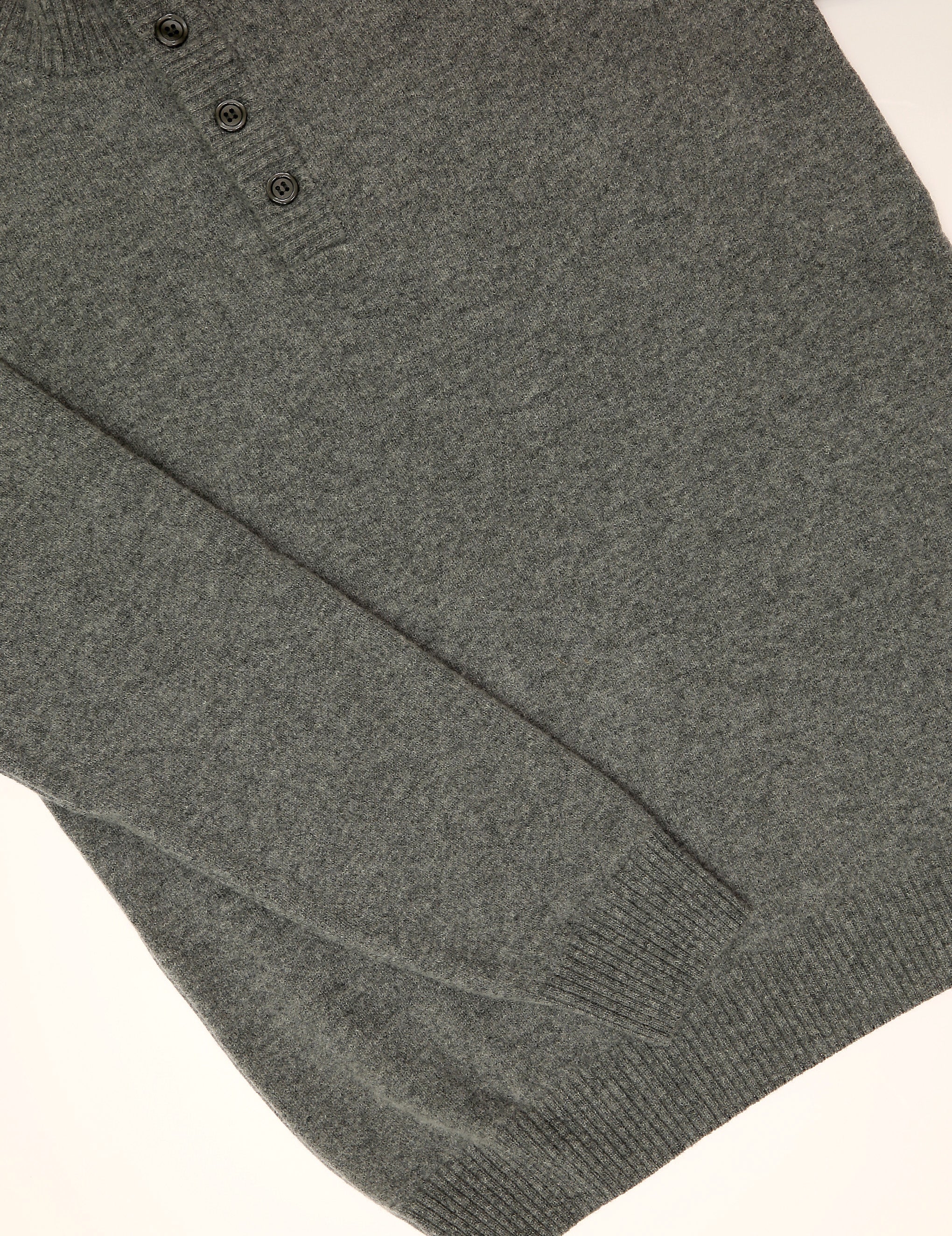 Jersey botones lana Gris