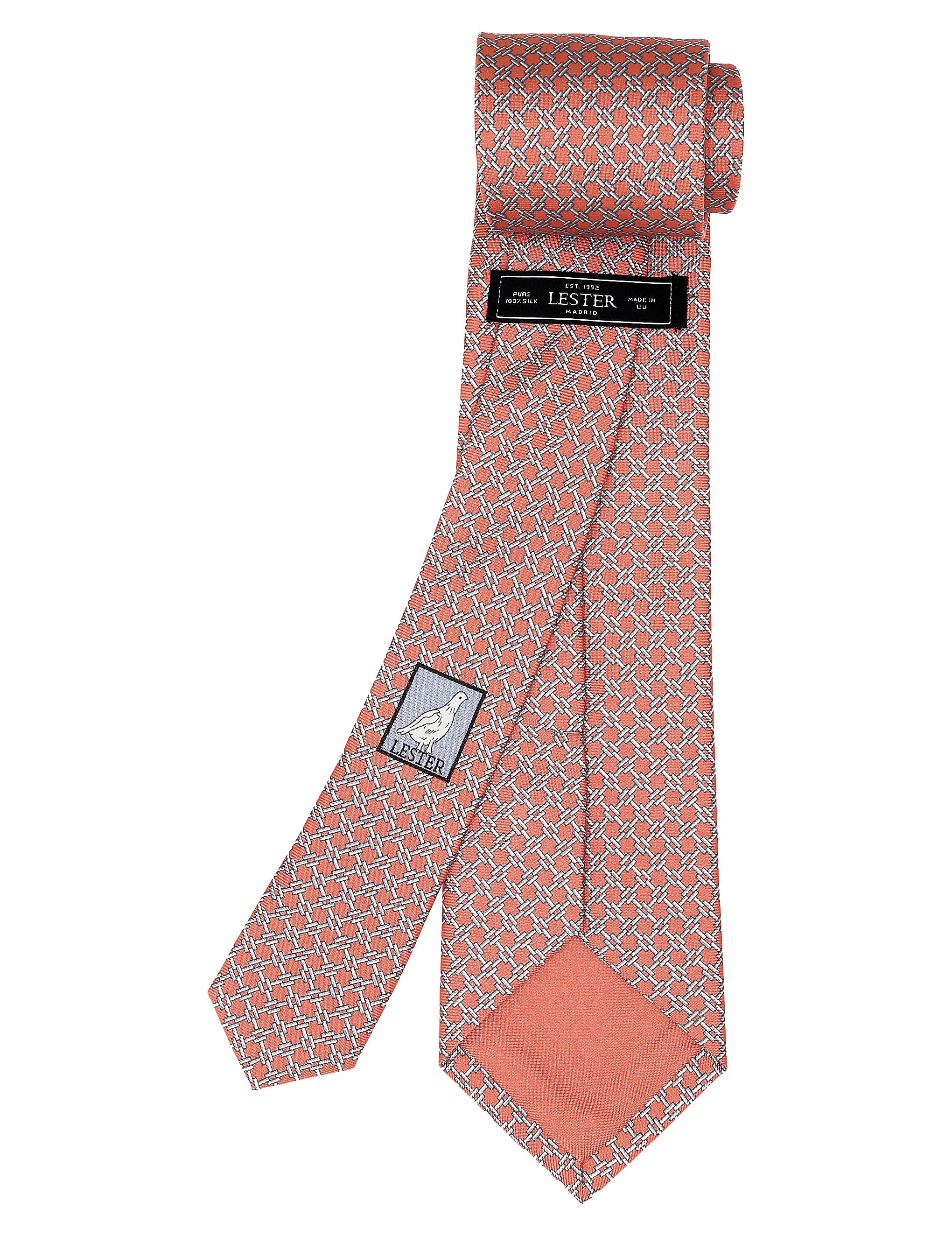 Corbata panel Rosa/azul