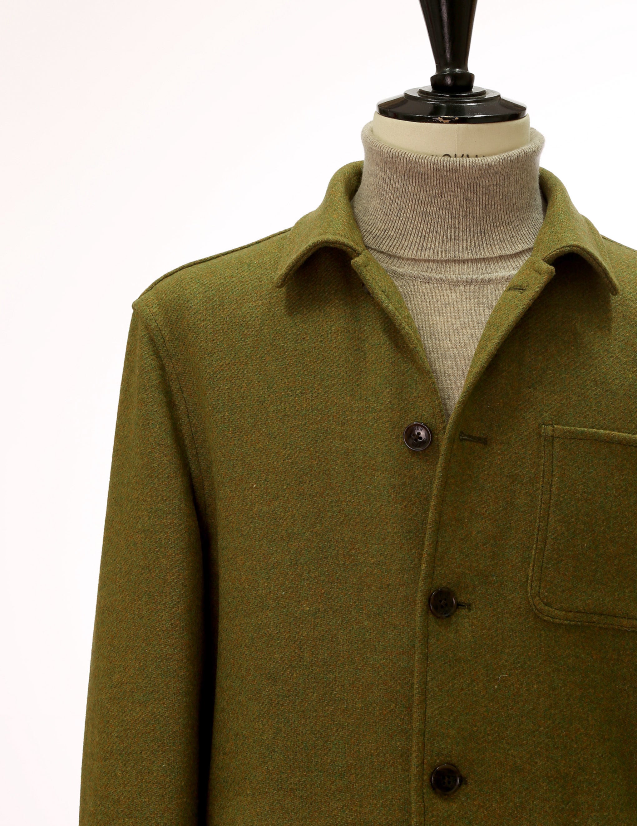 Chaqueta custer tweed Verde