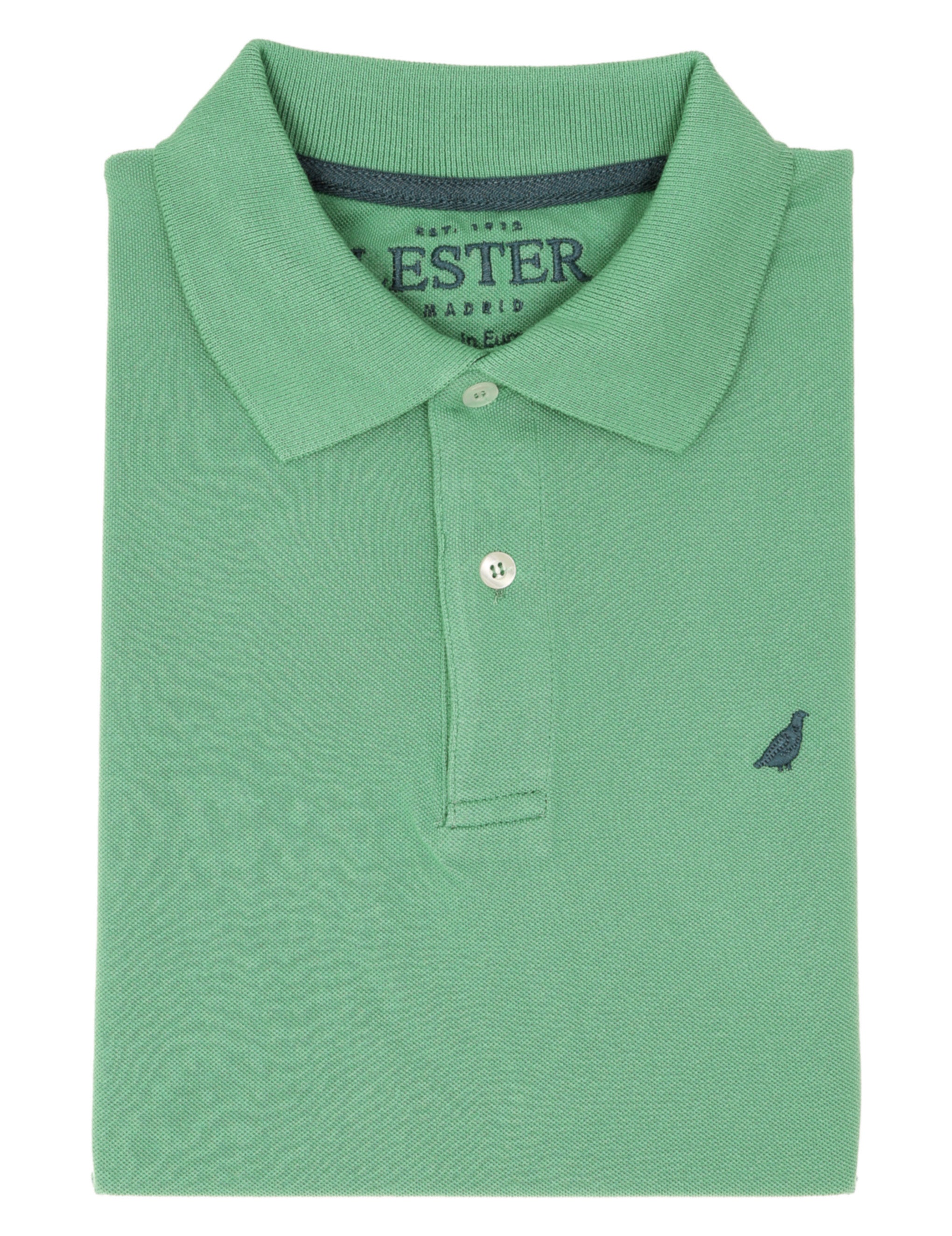 Polo pique manga corta Verde claro